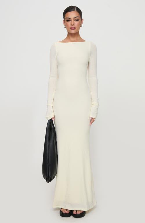 princess polly snyder sheer maxi dress Snyder Sheer Maxi Dress Cream