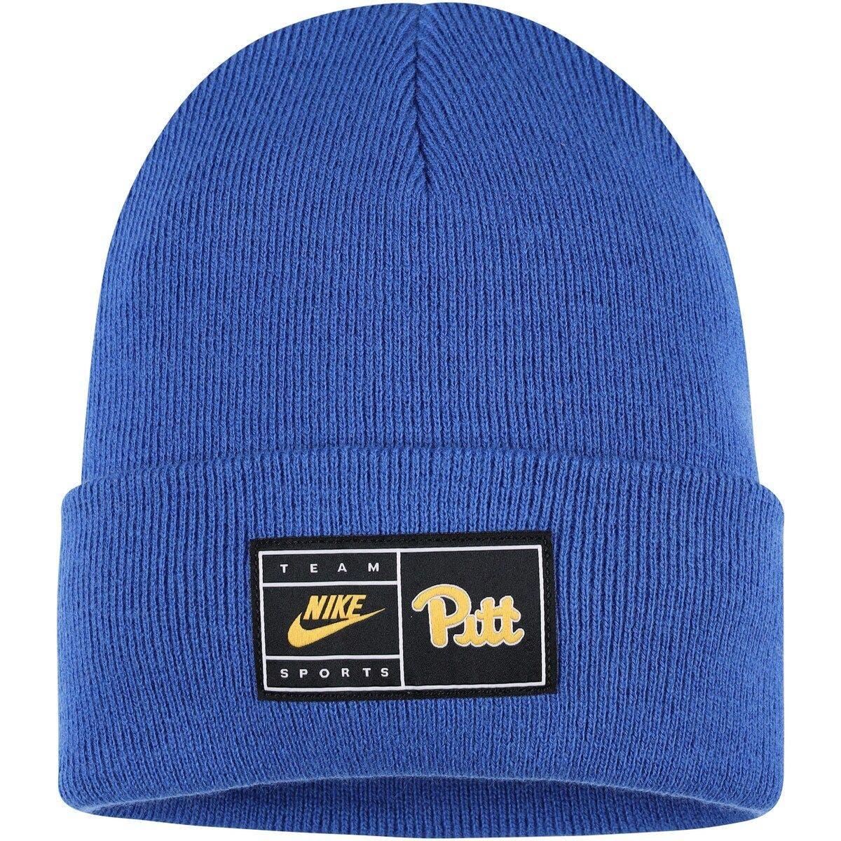 Men's Nike Black Purdue Boilermakers Sideline Team Cuffed Knit Hat with Pom