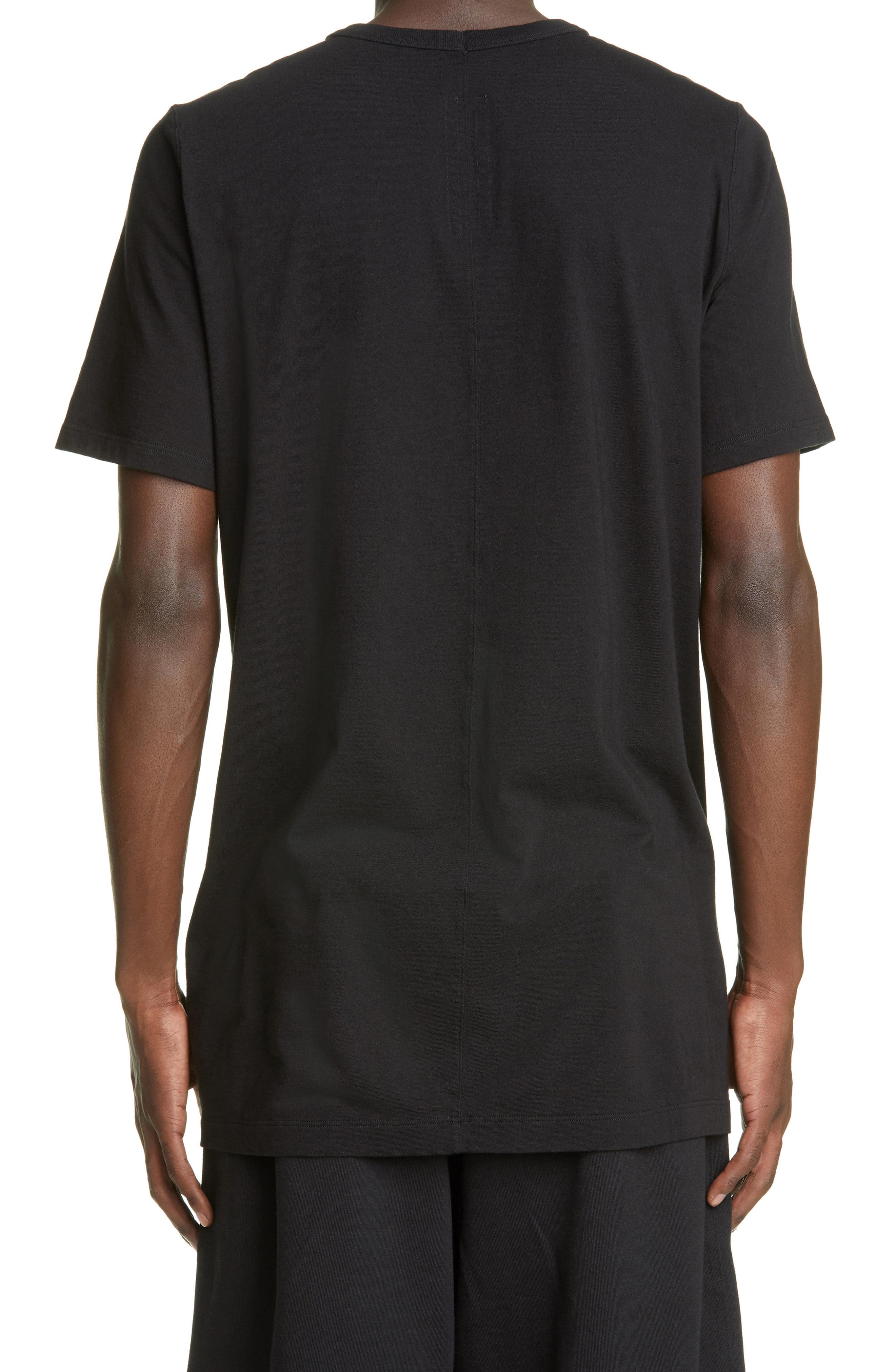 Rick Owens Cotton Level T-shirt in Black for Men - Lyst