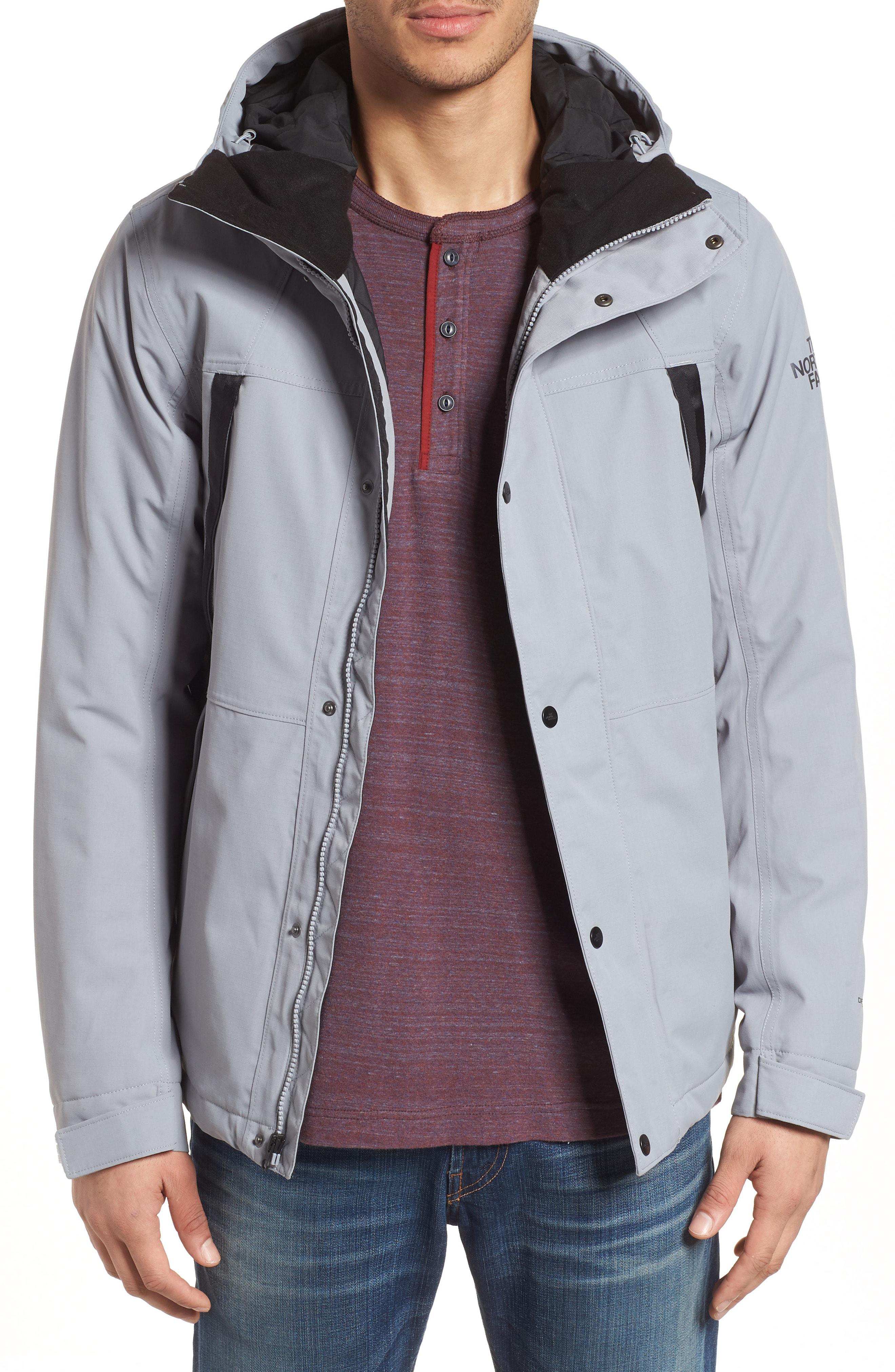 north face men's stetler insulated rain jacket