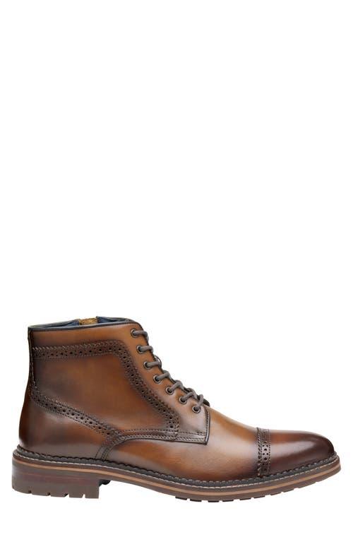 Johnston and murphy forrester cap toe boot discount