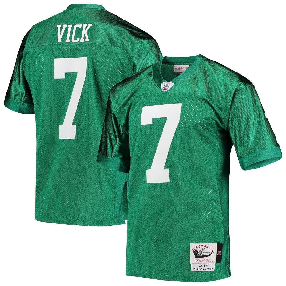 Mitchell & Ness Michael Vick Philadelphia Eagles 2010 Authentic Throwback  Retired Player Jersey At Nordstrom in Green for Men