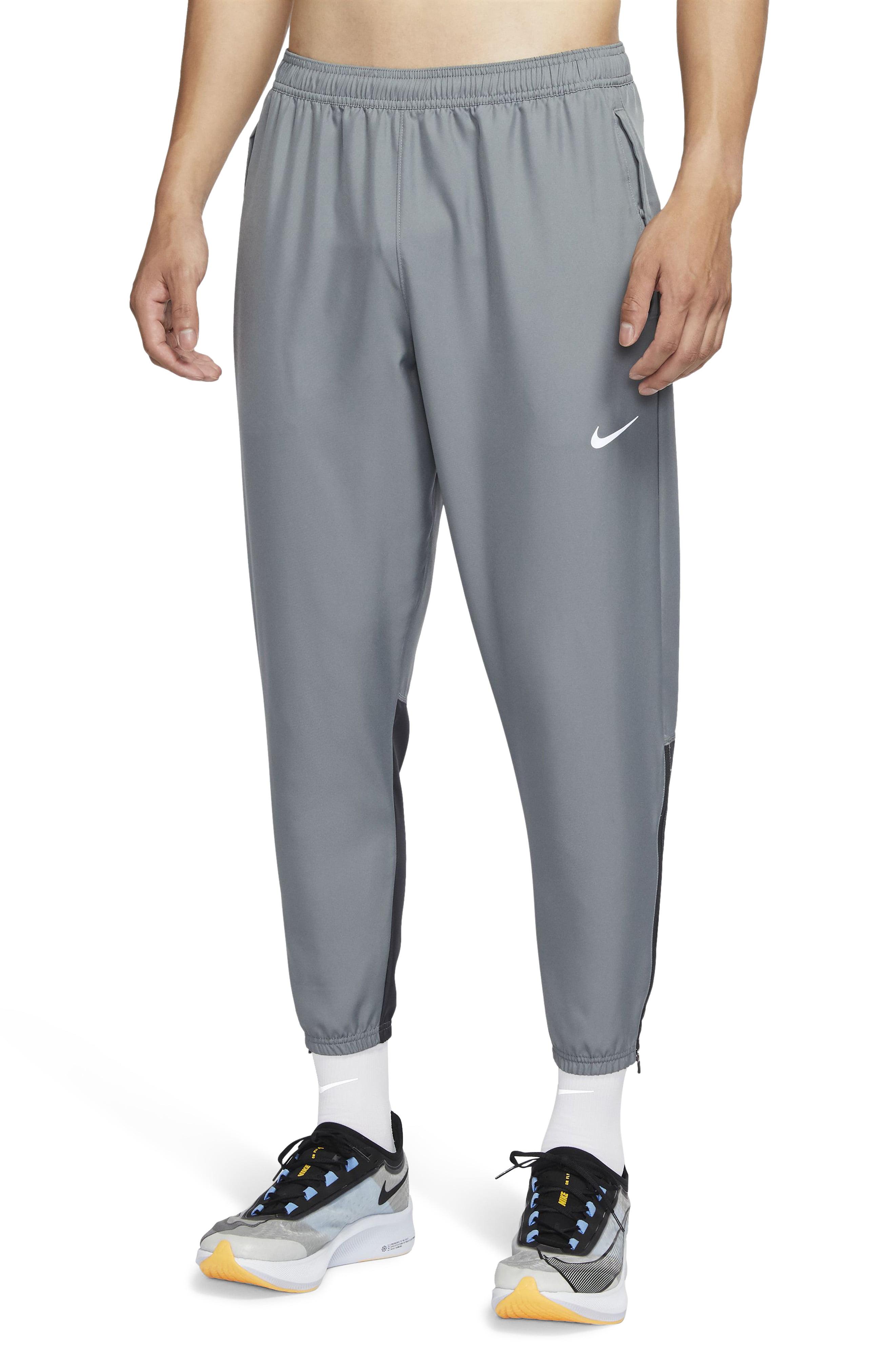 Nike Synthetic Dri-fit Essential Woven Men's Running Pants in Smoke ...
