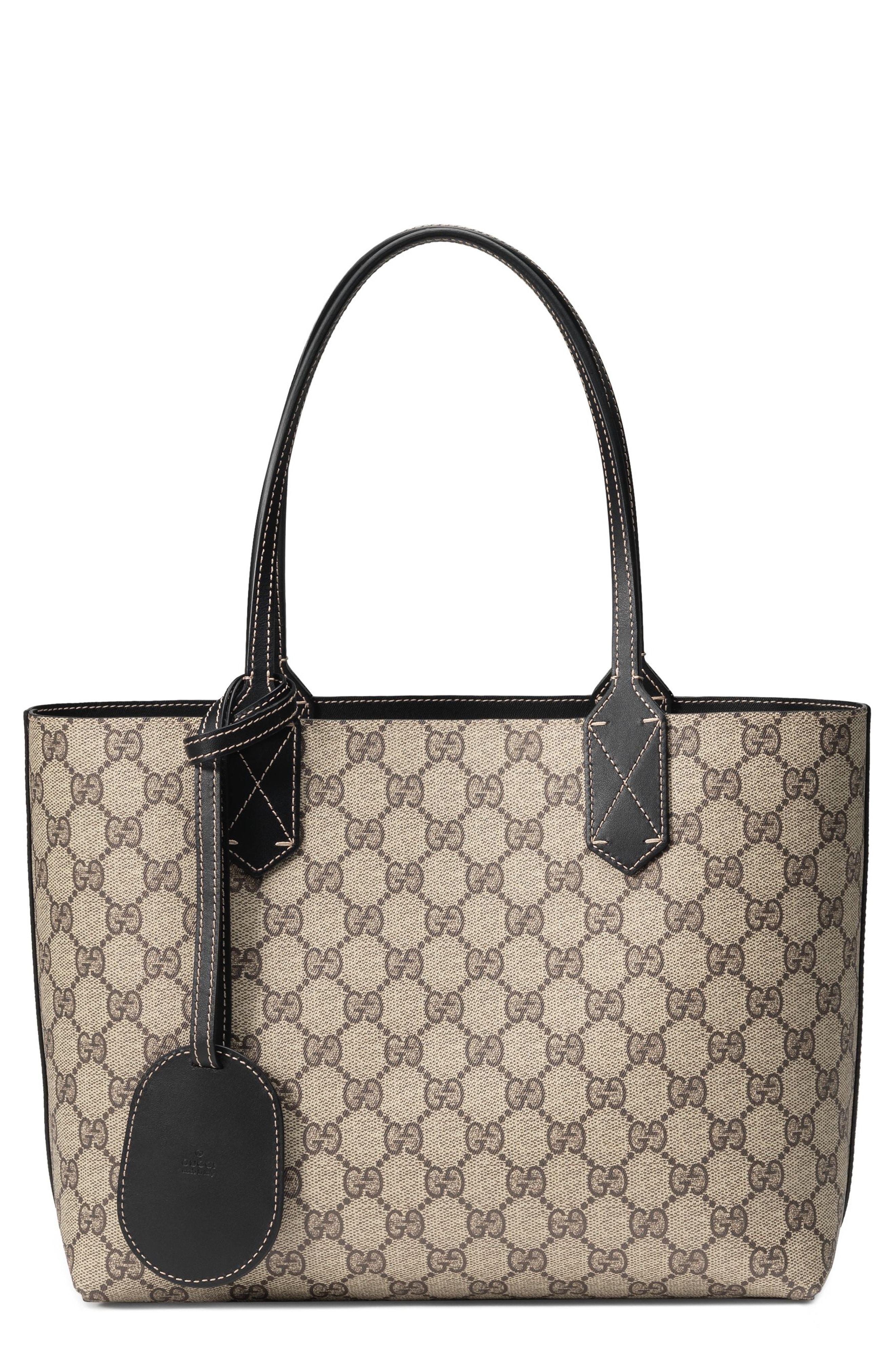 gucci turnaround reversible leather tote