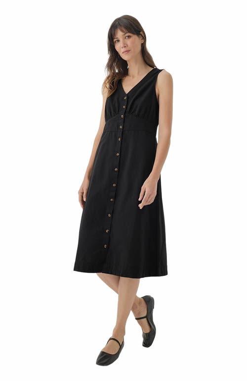 pact canopy linen dress Pact Canopy Linen Blend Button Front Dress W3B Bone S $148 MSRP