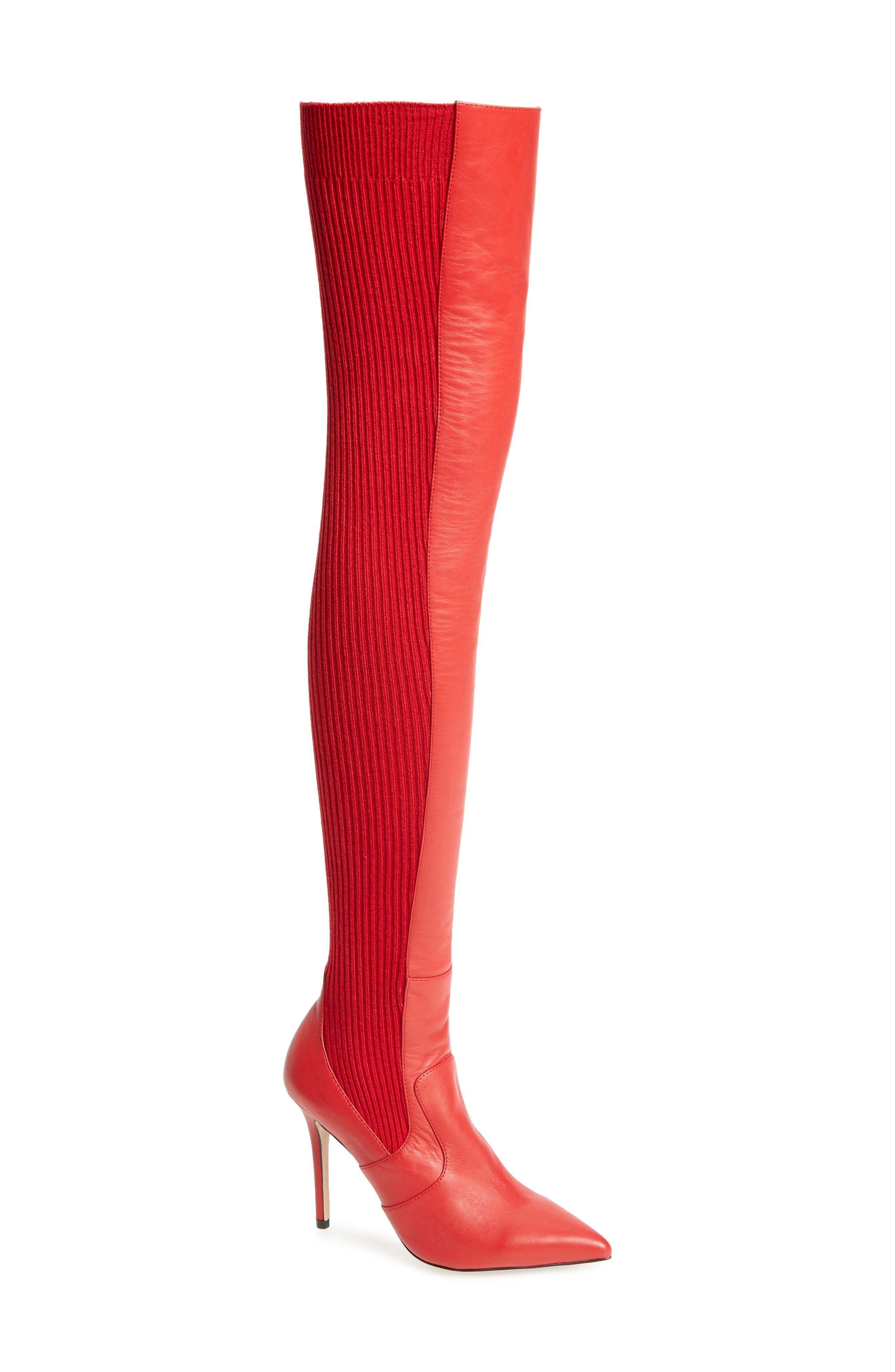 tony bianco red boots