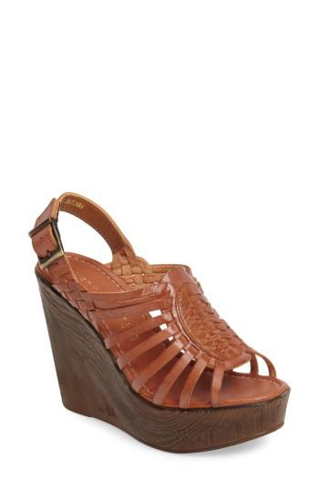 prolific tan toe ring sandals
