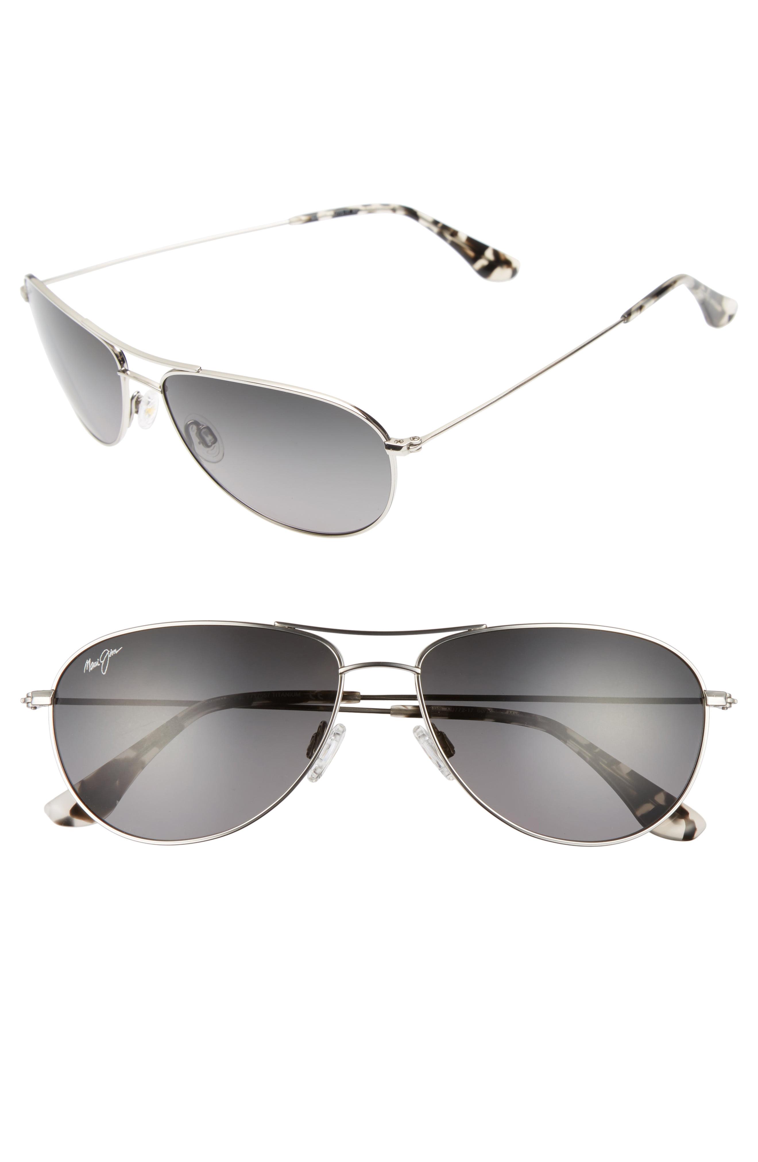 maui jim polarized aviator sunglasses