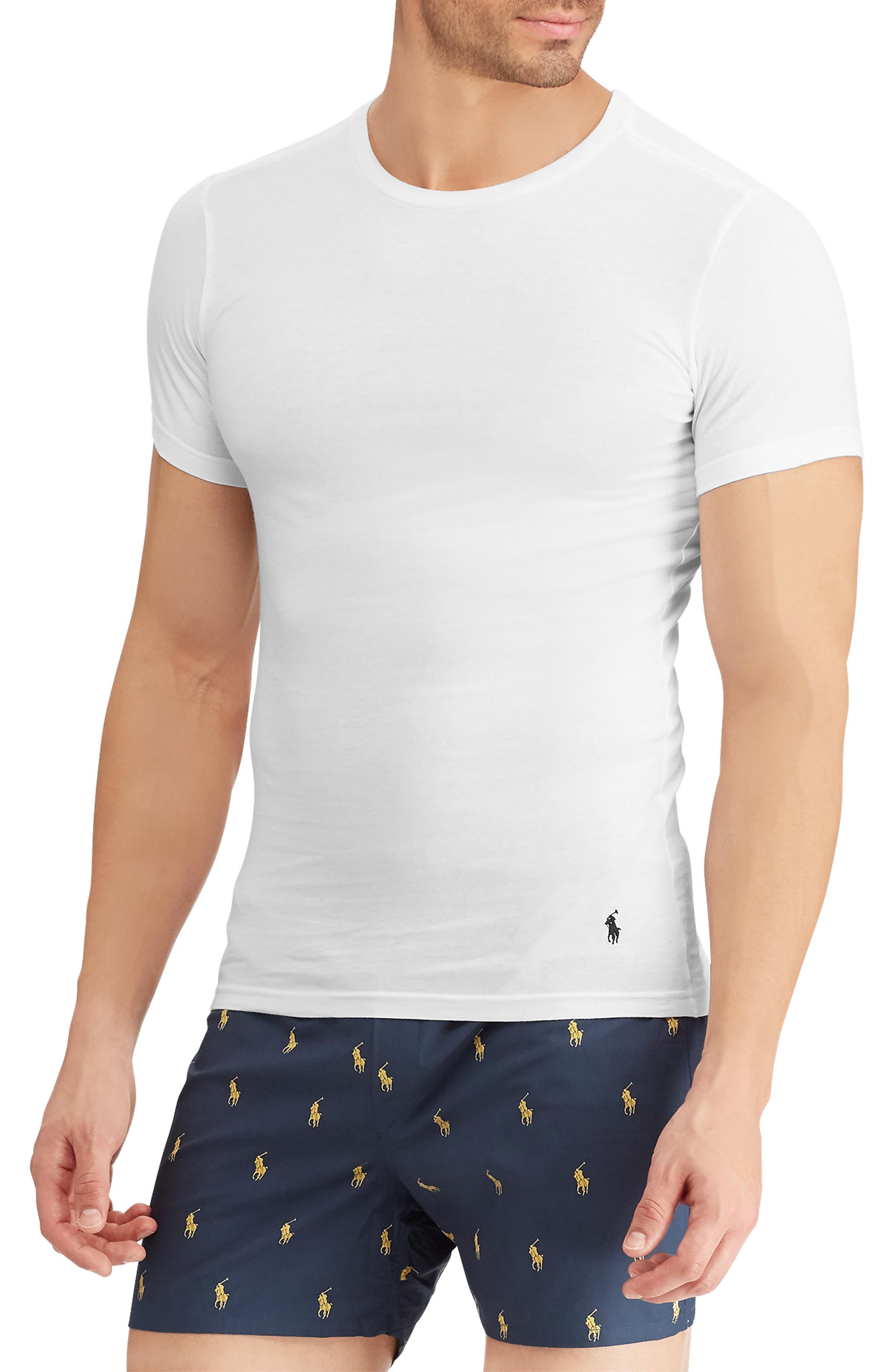 Polo undershirts cheap crew neck