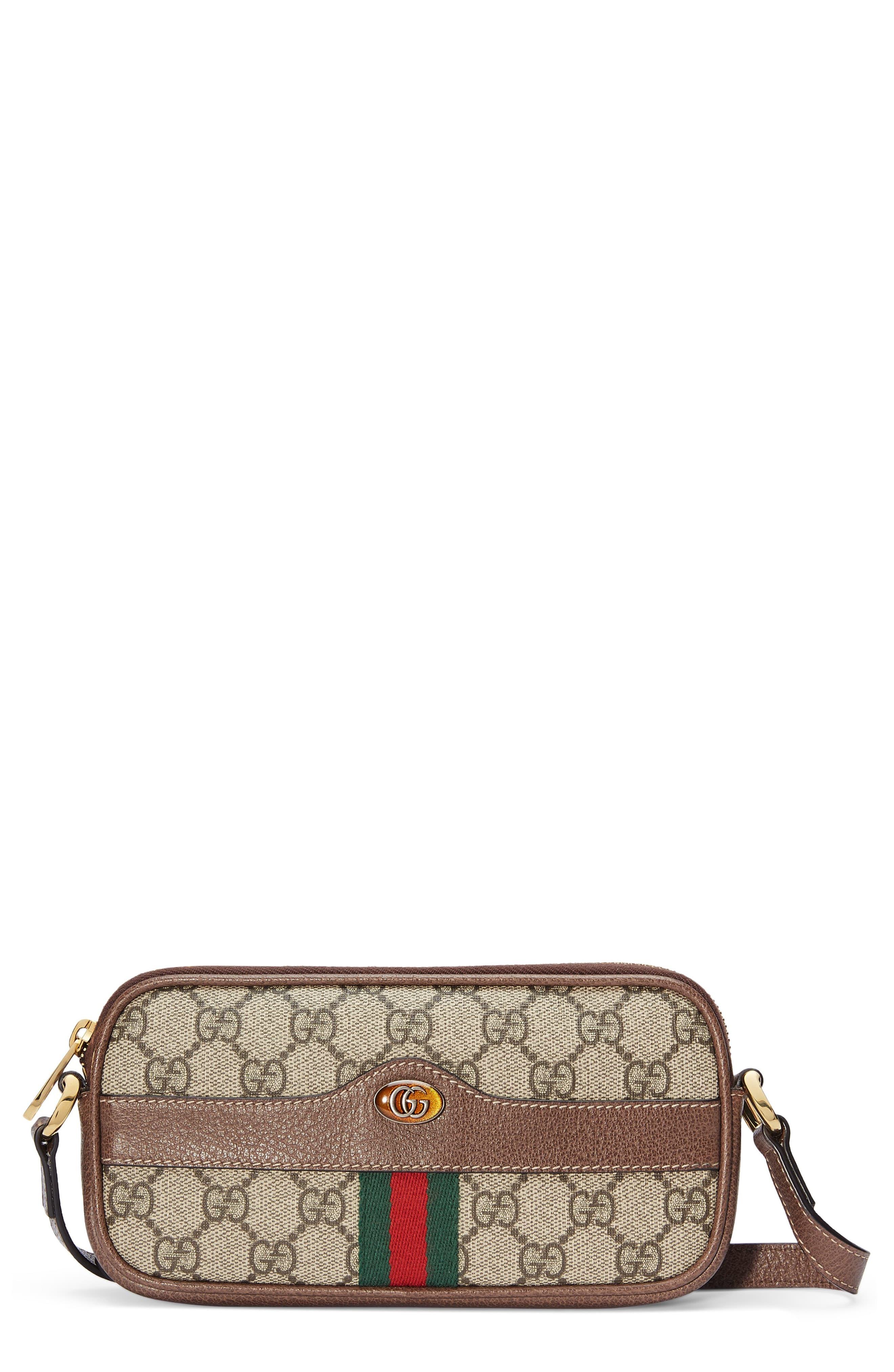 mini ophidia gg supreme canvas crossbody bag