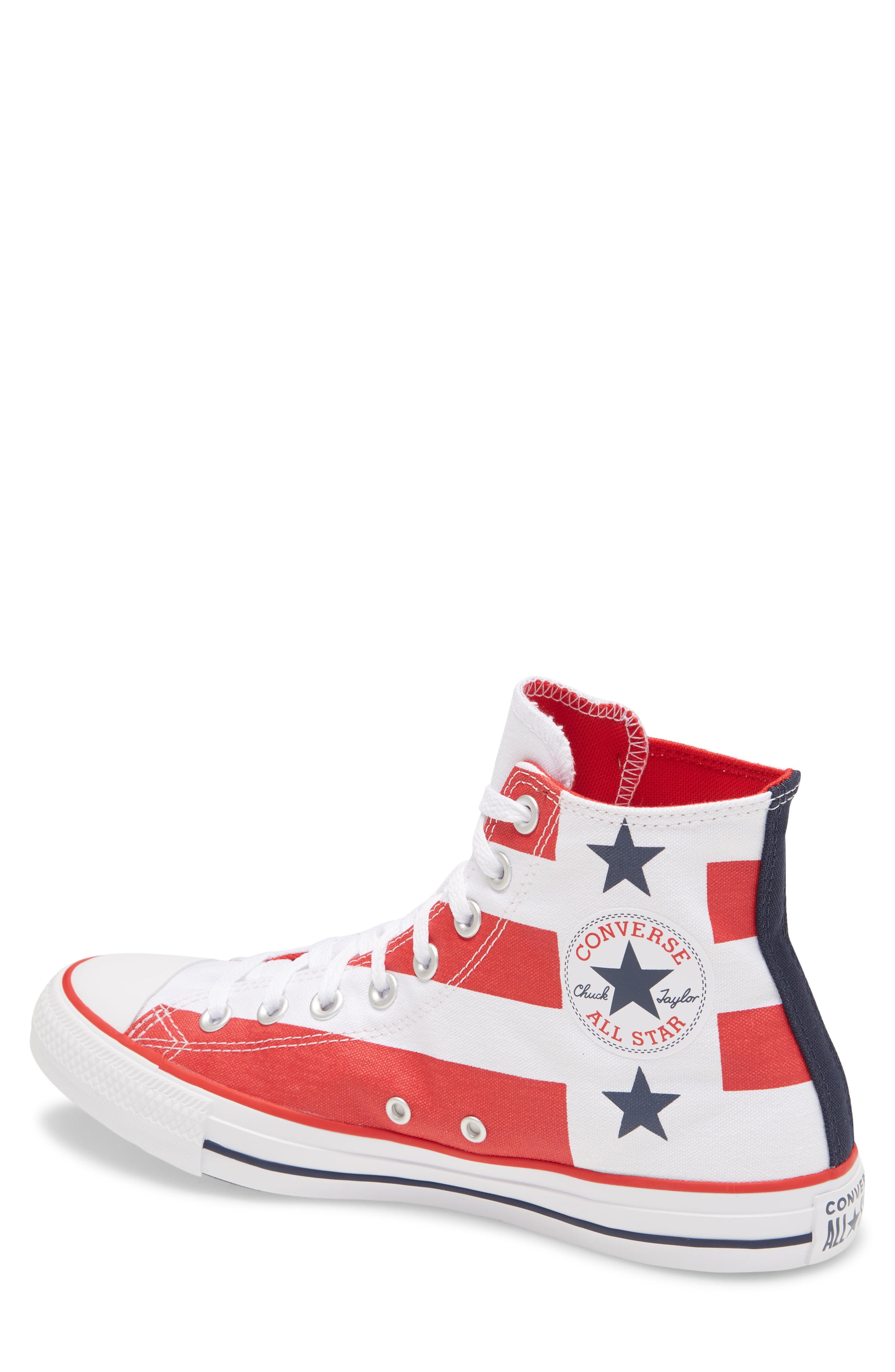 Converse Chuck Taylor All Star Stars & Stripes High Top Sneaker in ...