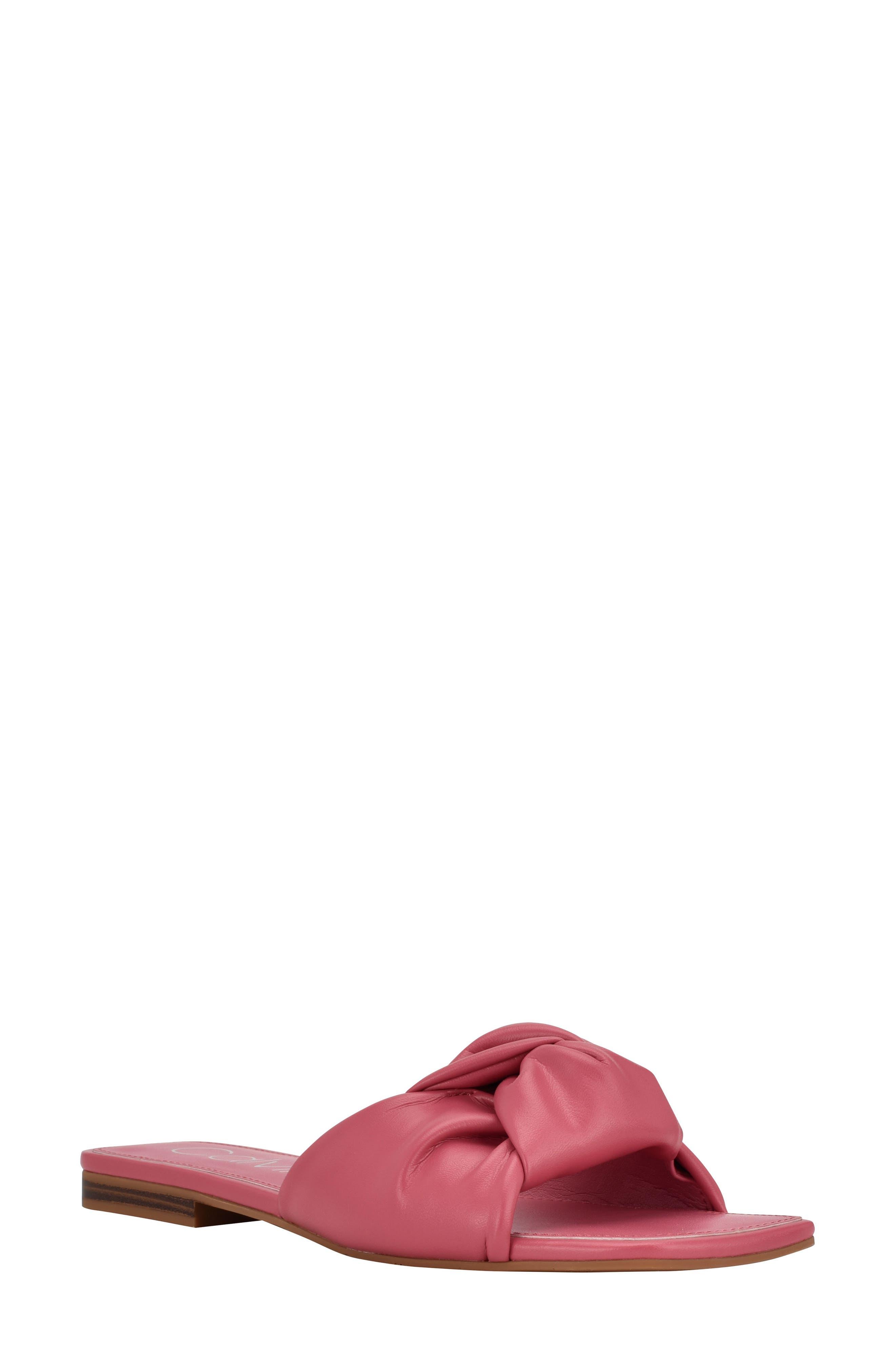 Calvin Klein Mokio Slide Sandal in Pink | Lyst