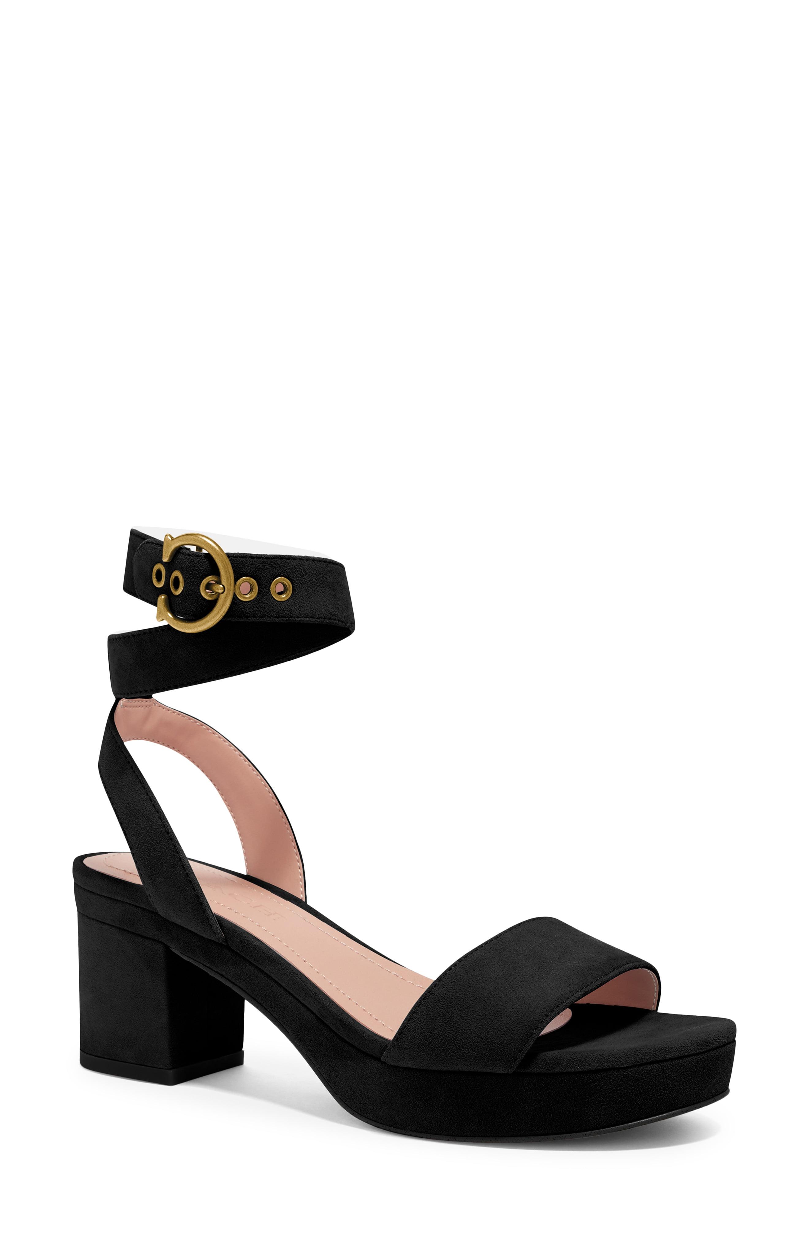 COACH Serena Block Heel Platform Sandal Save 30 Lyst