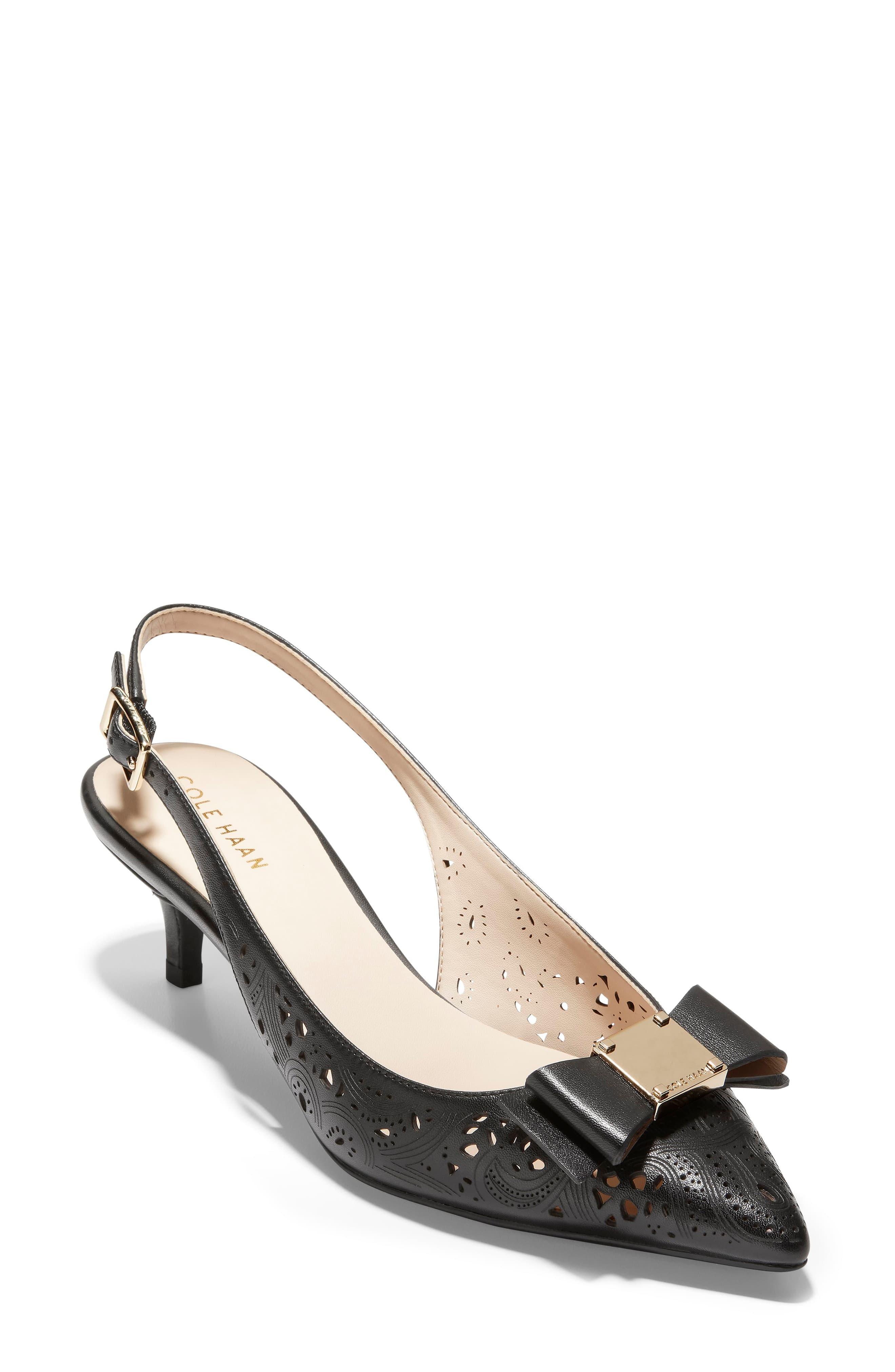 cole haan black slingback