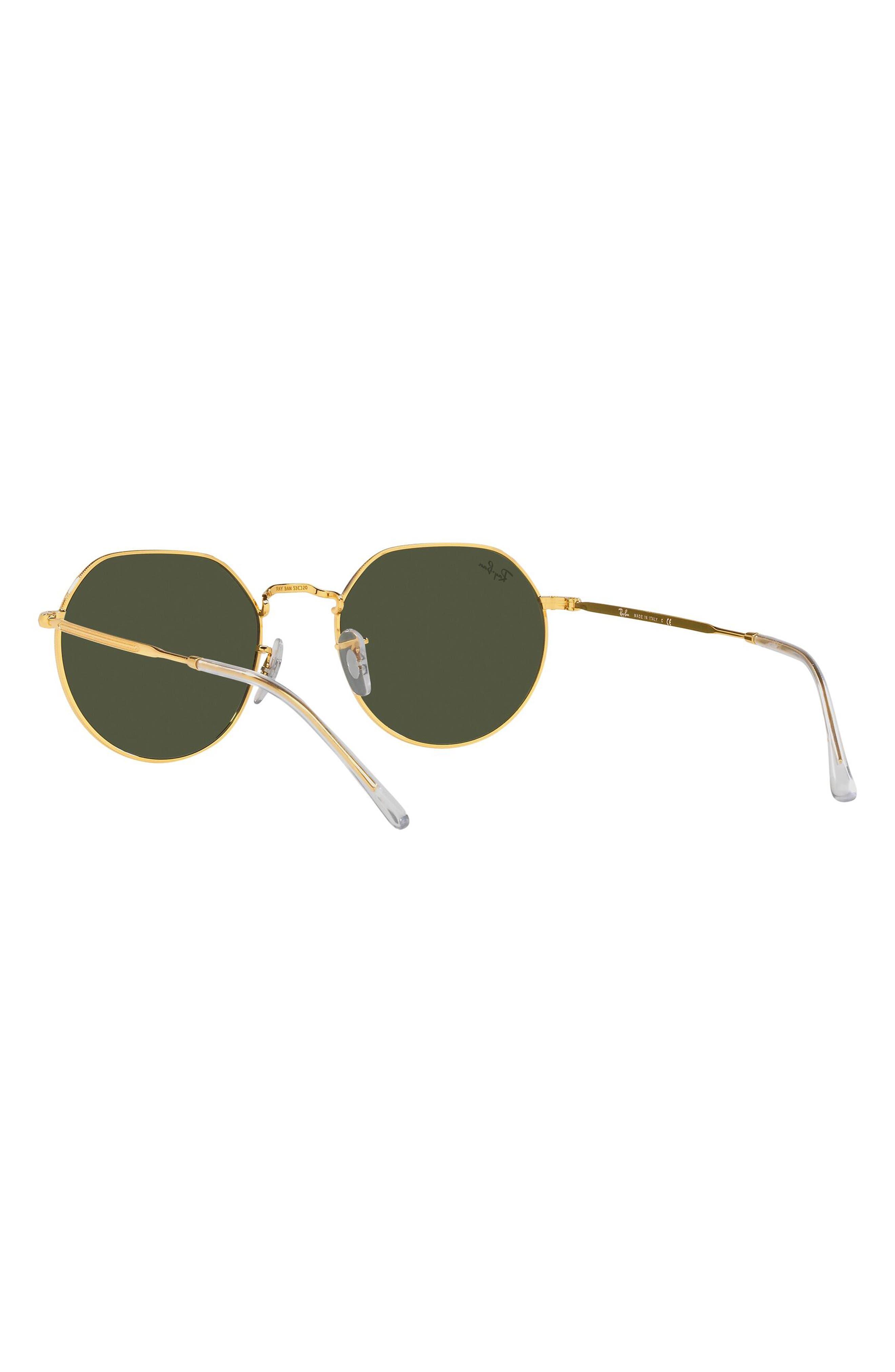 Ray-Ban Jack 55mm Irregular Sunglasses in Green for Men | Lyst