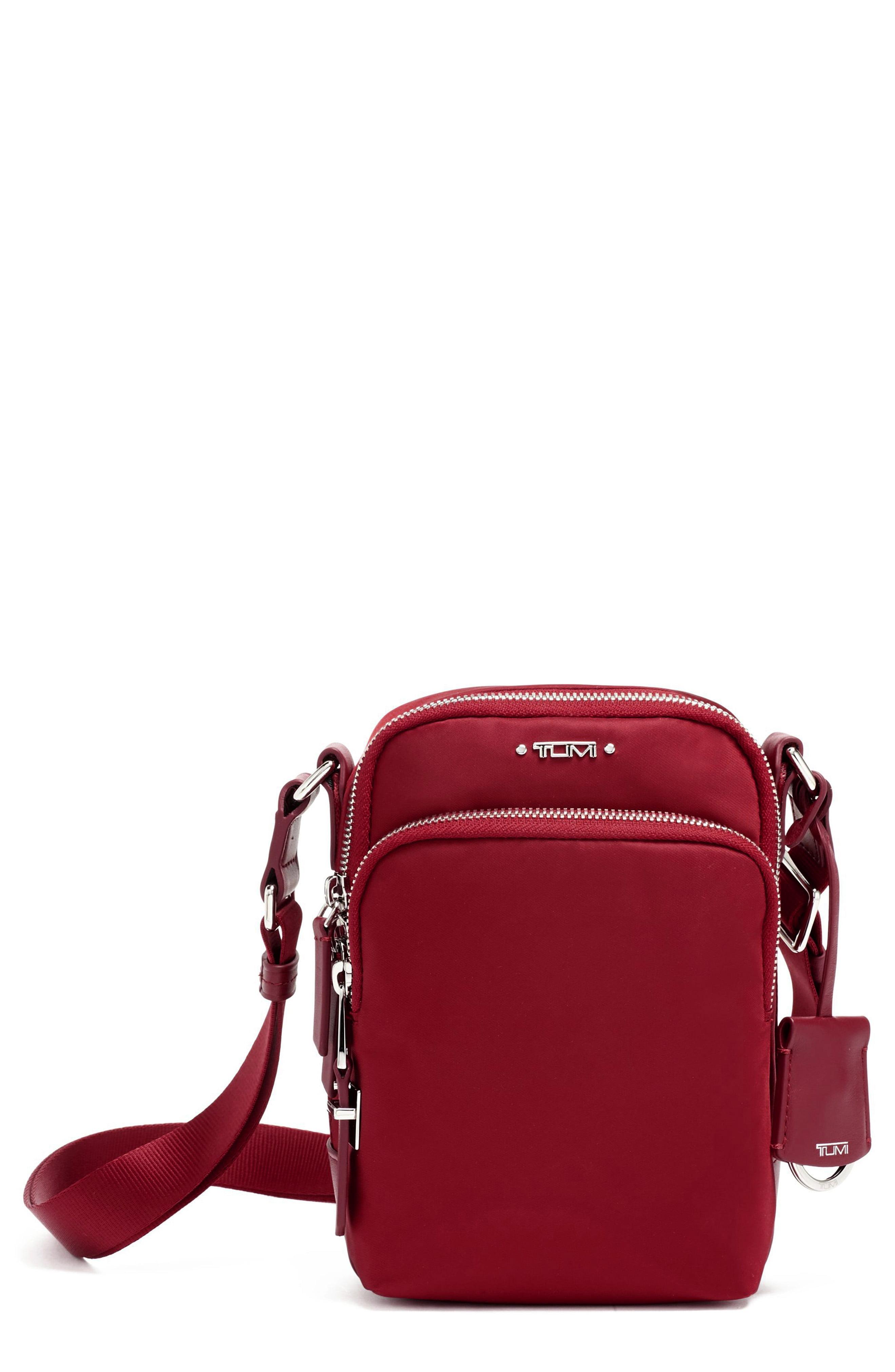 Tumi top red bag