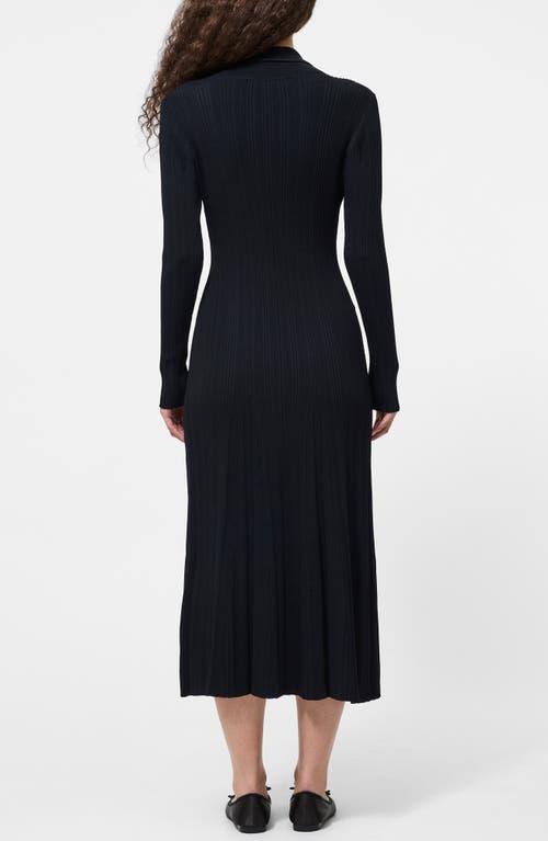 knee length dresses for ladies Mia Textured Jersey Maxi Dress Black
