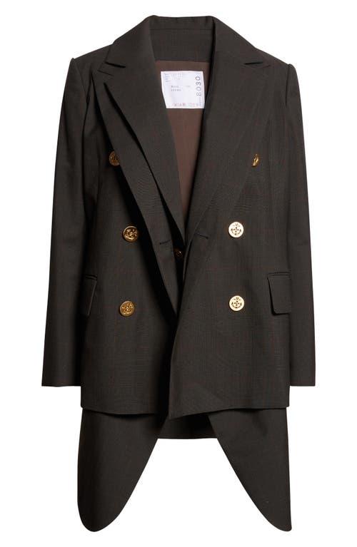 コート Sacai Balzer double-breasted wool and silk Sacai Balzer Double-Breasted Wool And Silk | Grailed