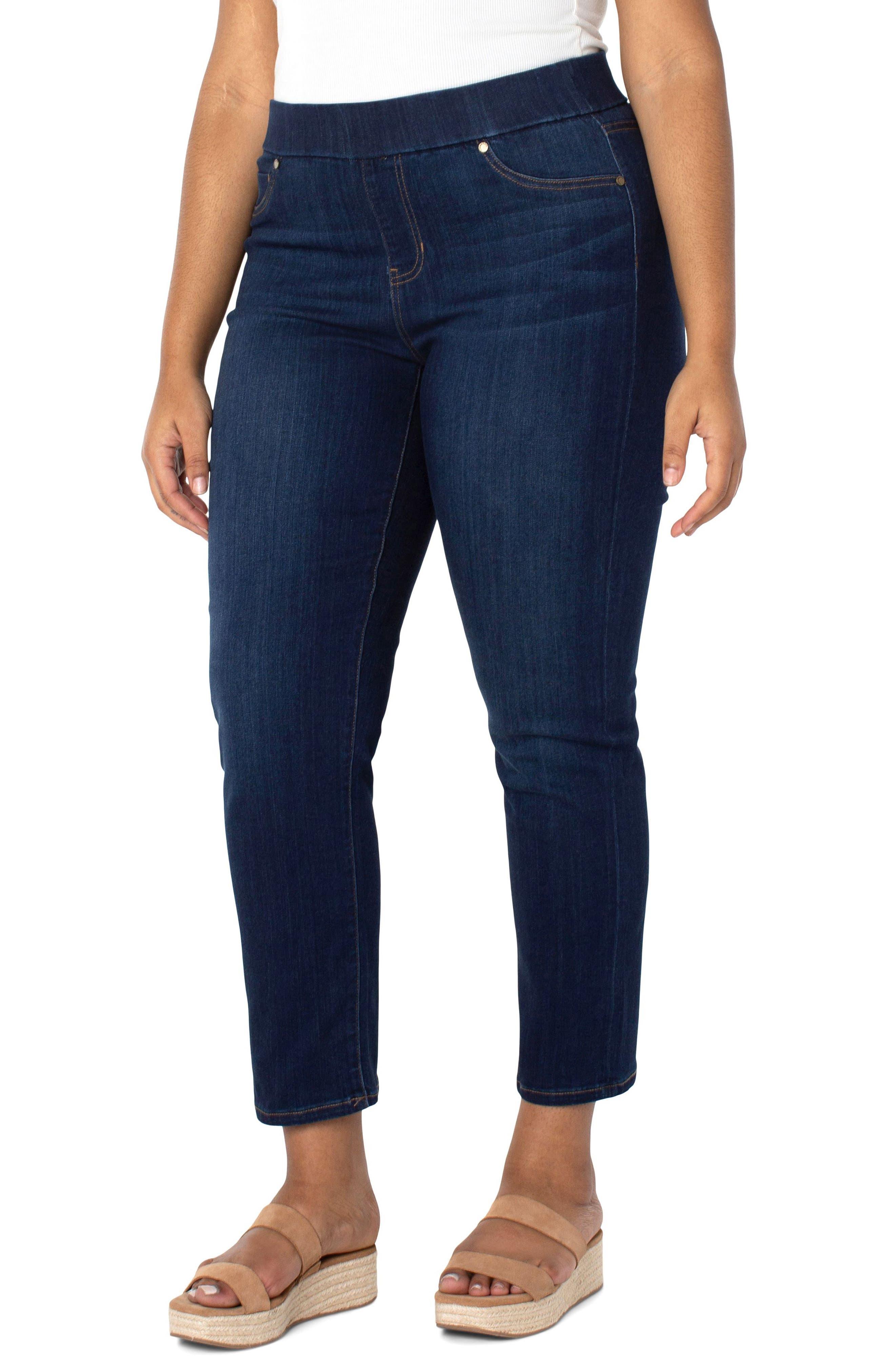Liverpool Los Angeles Meredith Slim Fit Ankle Jeans in Blue Lyst