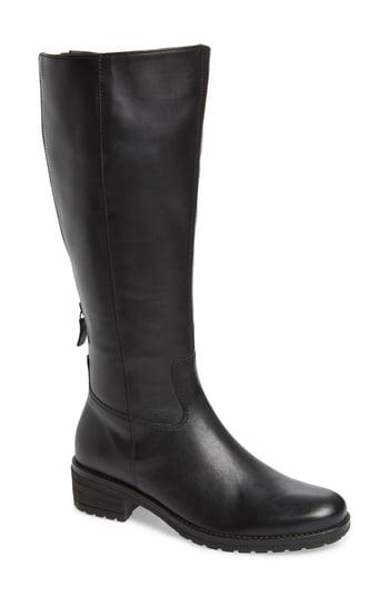 gabor black knee high boots