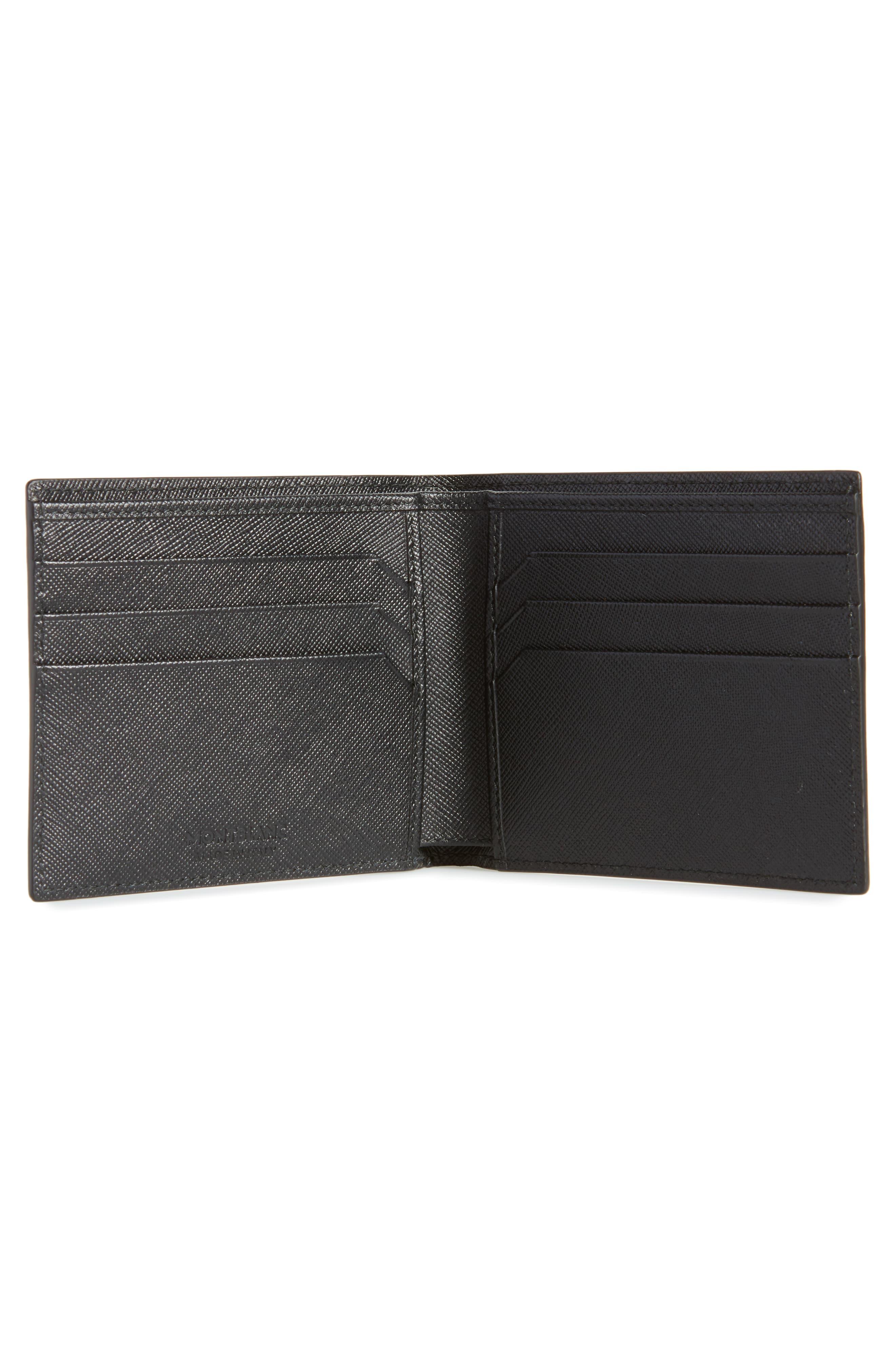 Montblanc Sartorial Saffiano Leather Bifold Wallet in Black for Men - Lyst