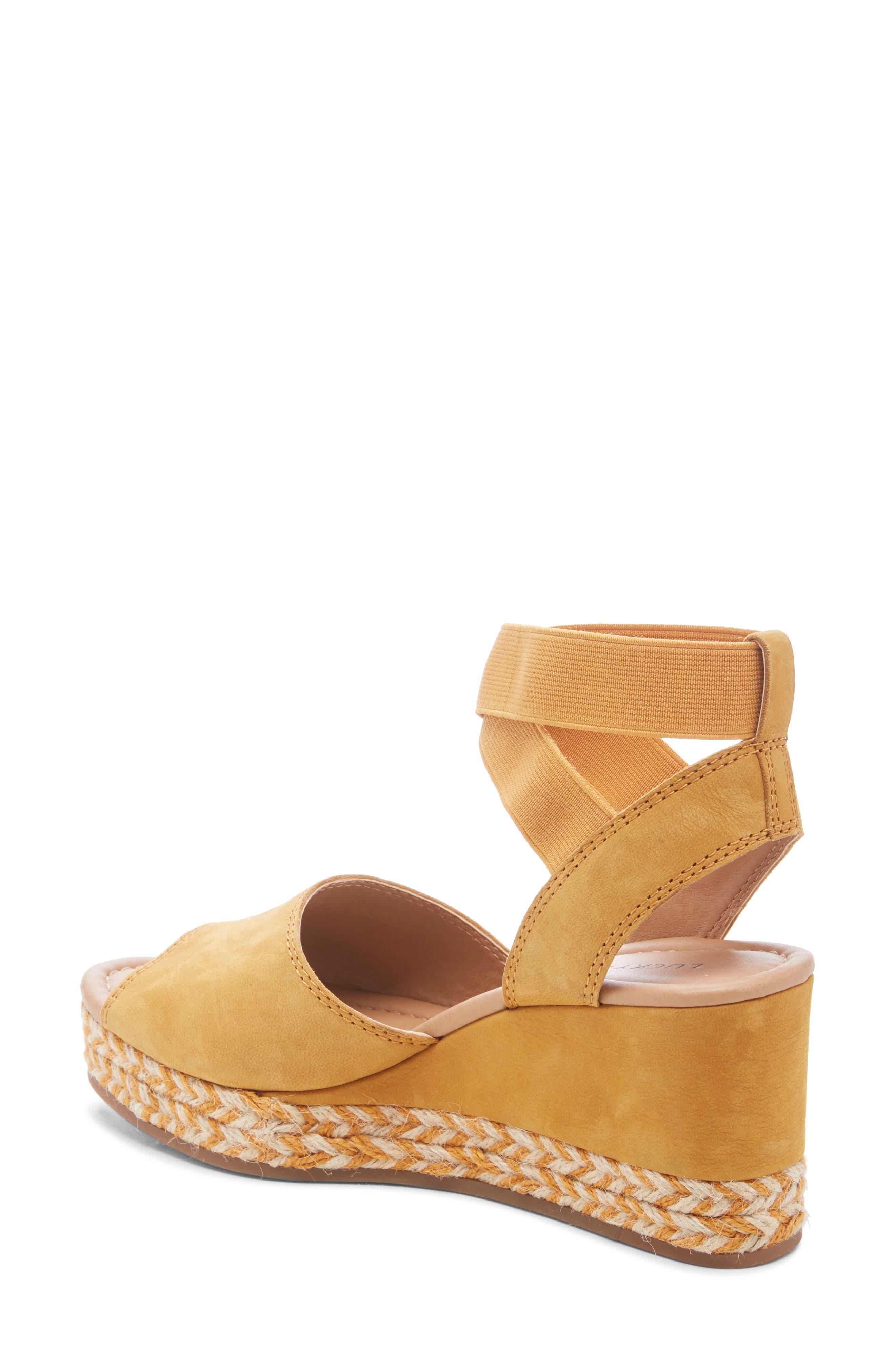 lucky brand bettanie espadrille wedge sandal