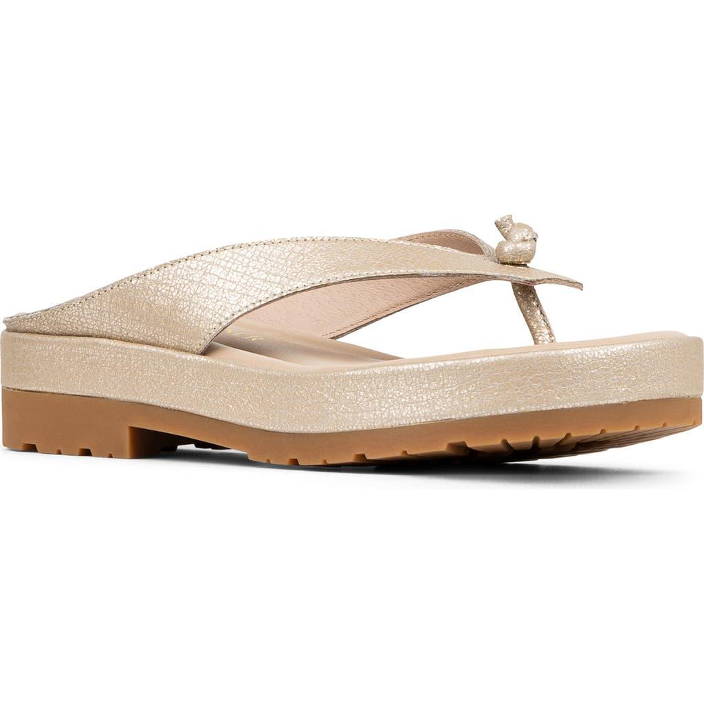 Donald J Pliner Seena Platform Wedge Flip Flop Lyst