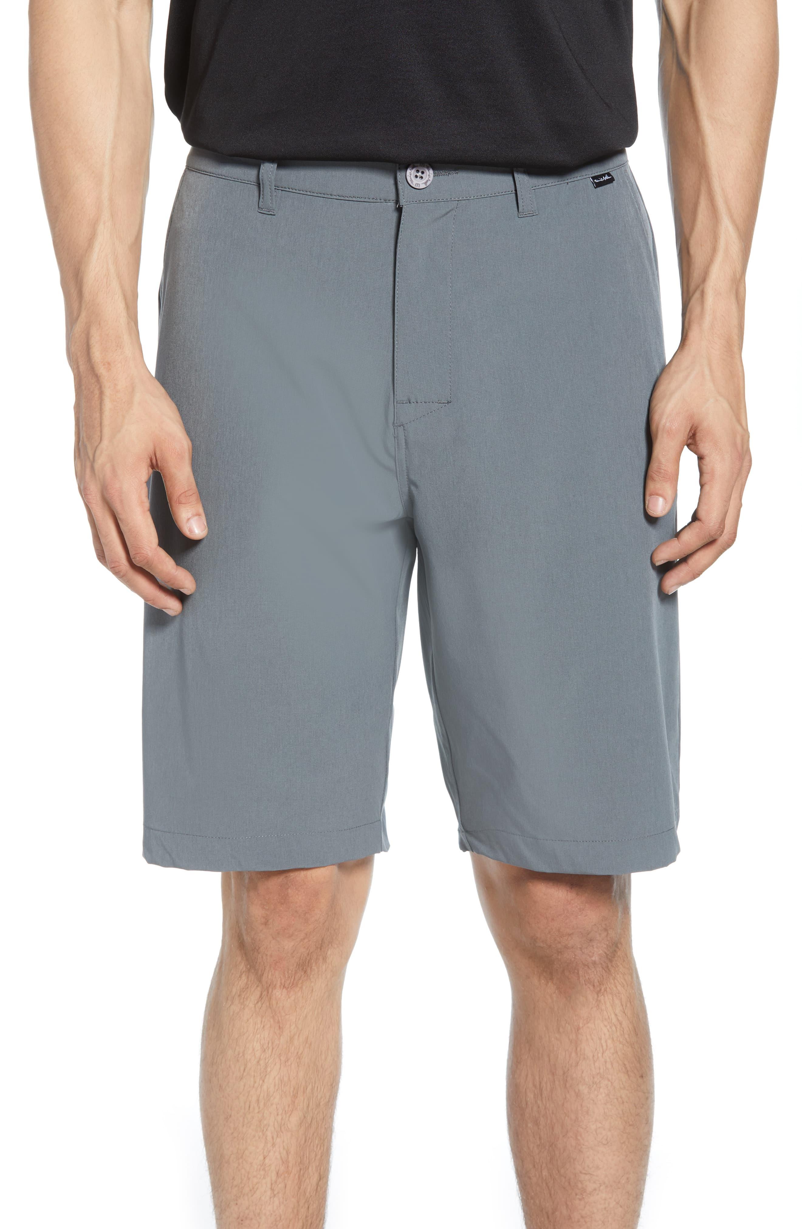 Travis Mathew Beck Stretch Performance Shorts in Charcoal (Green) for Men - Lyst