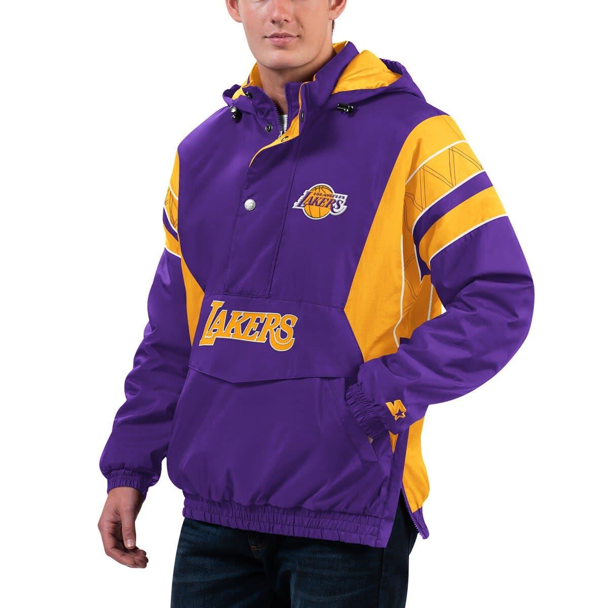 Los Angeles Lakers Loyalty Varsity Jacket - Purple