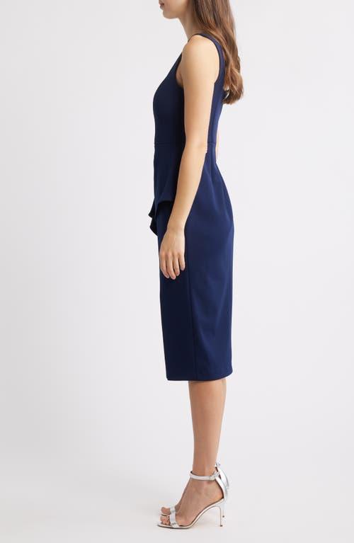 aidan mattox cocktail dress with peplum Aidan Mattox Long Formal Sleeveless Peplum Dress