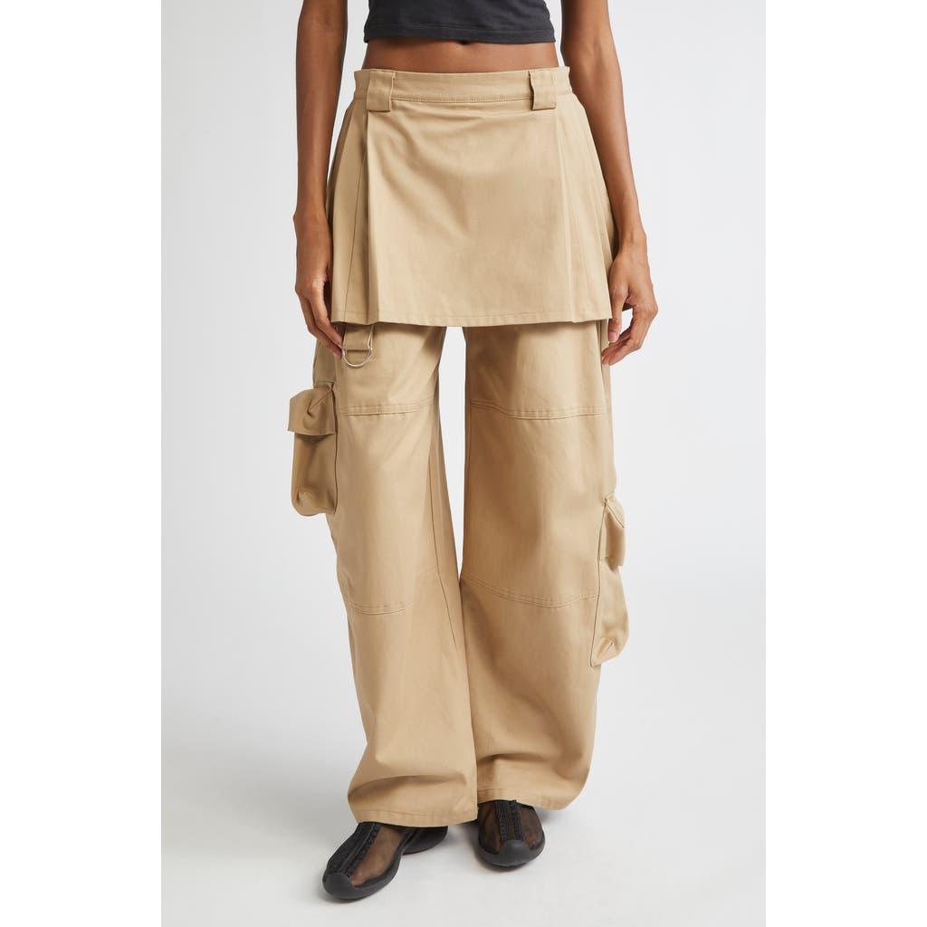 【関税込み】Collina Strada ブラウン Lawn Skirt カーゴパンツ LOAM PLAID LAWN SKIRT CARGO PANT | Collina Strada – Collina