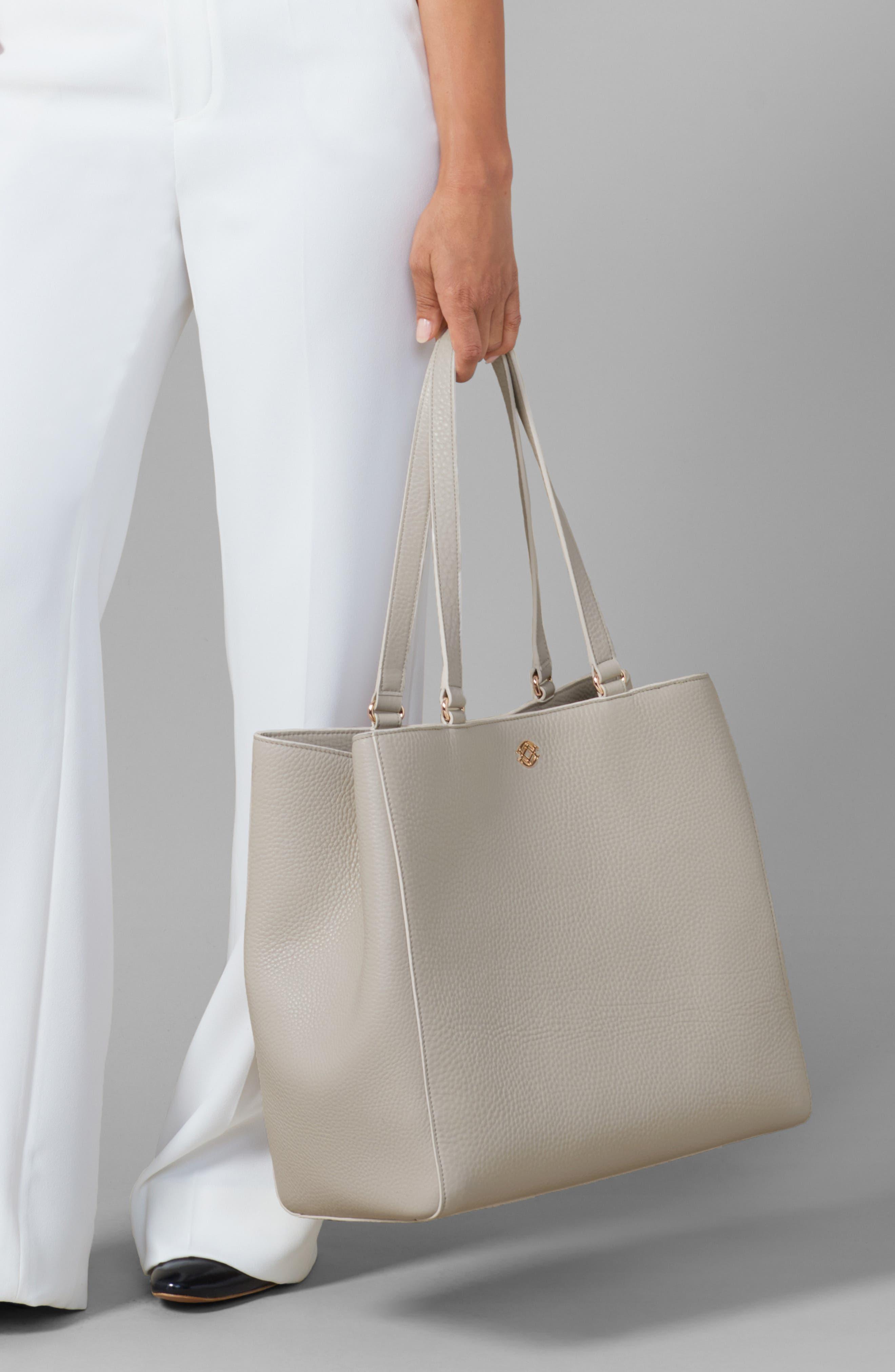 large allyn leather tote