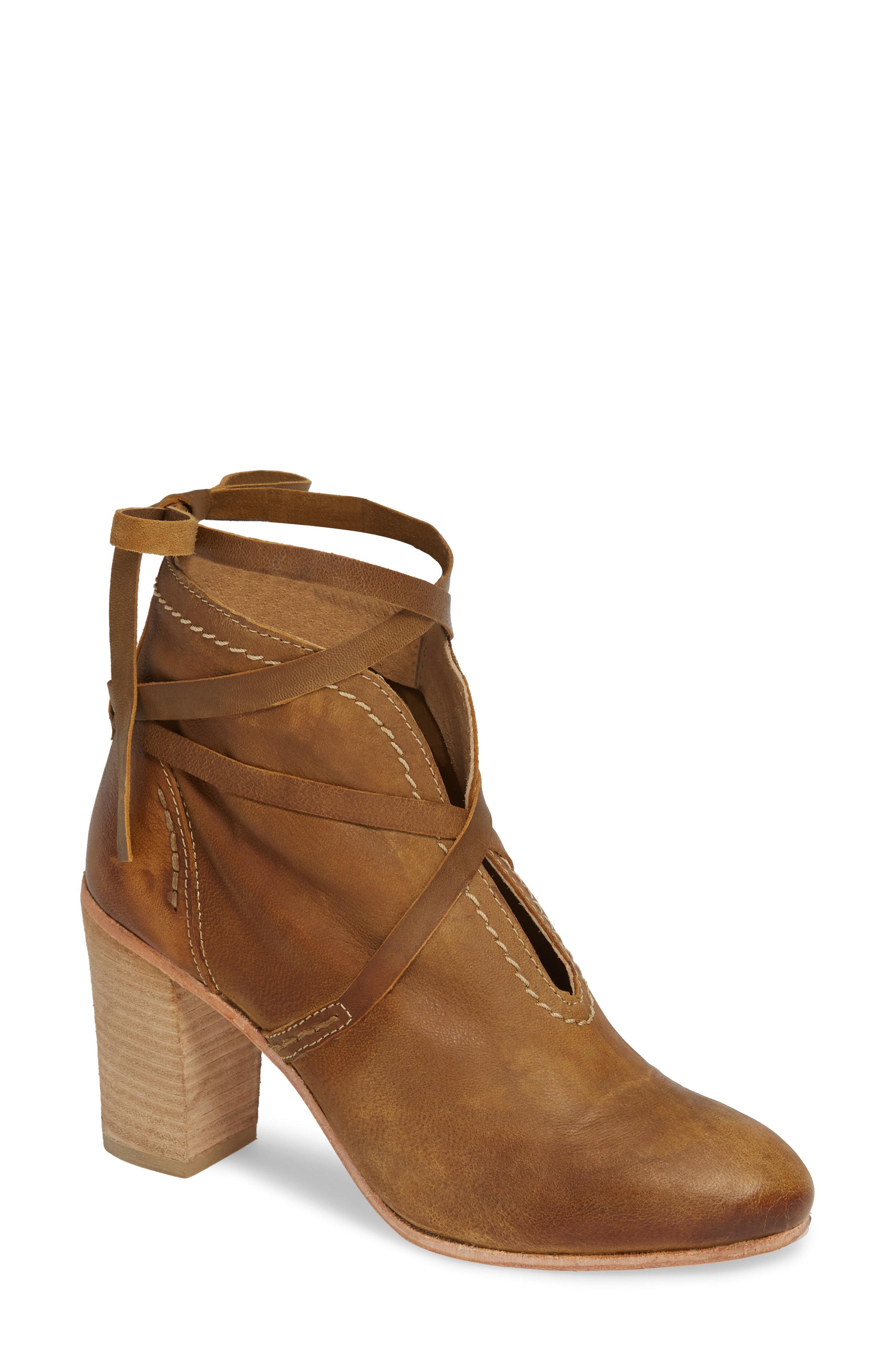 free people ankle tie bootie