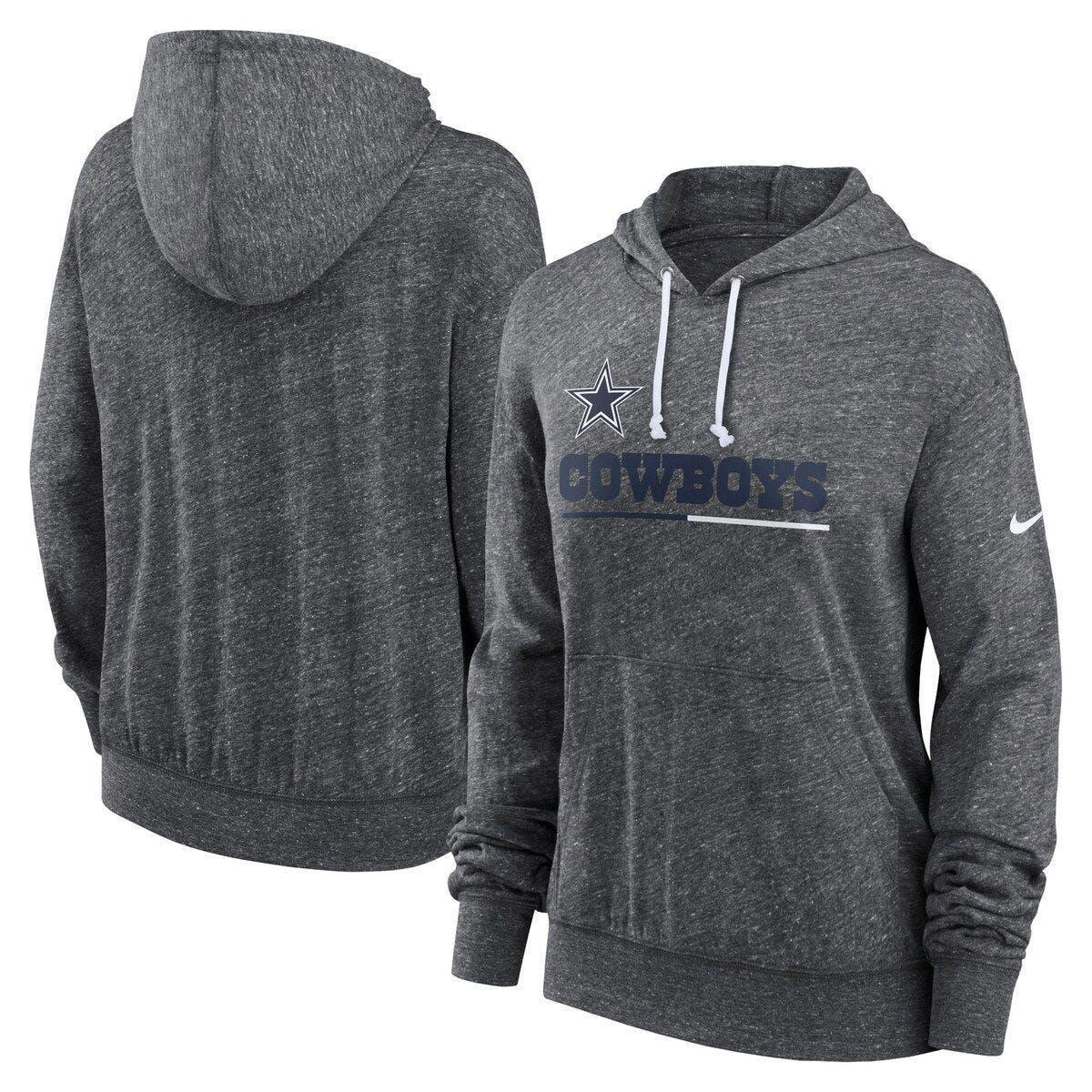 Nike Heathered Charcoal Dallas Cowboys Team Spirit Gym Vintage Pullover  Hoodie in Gray