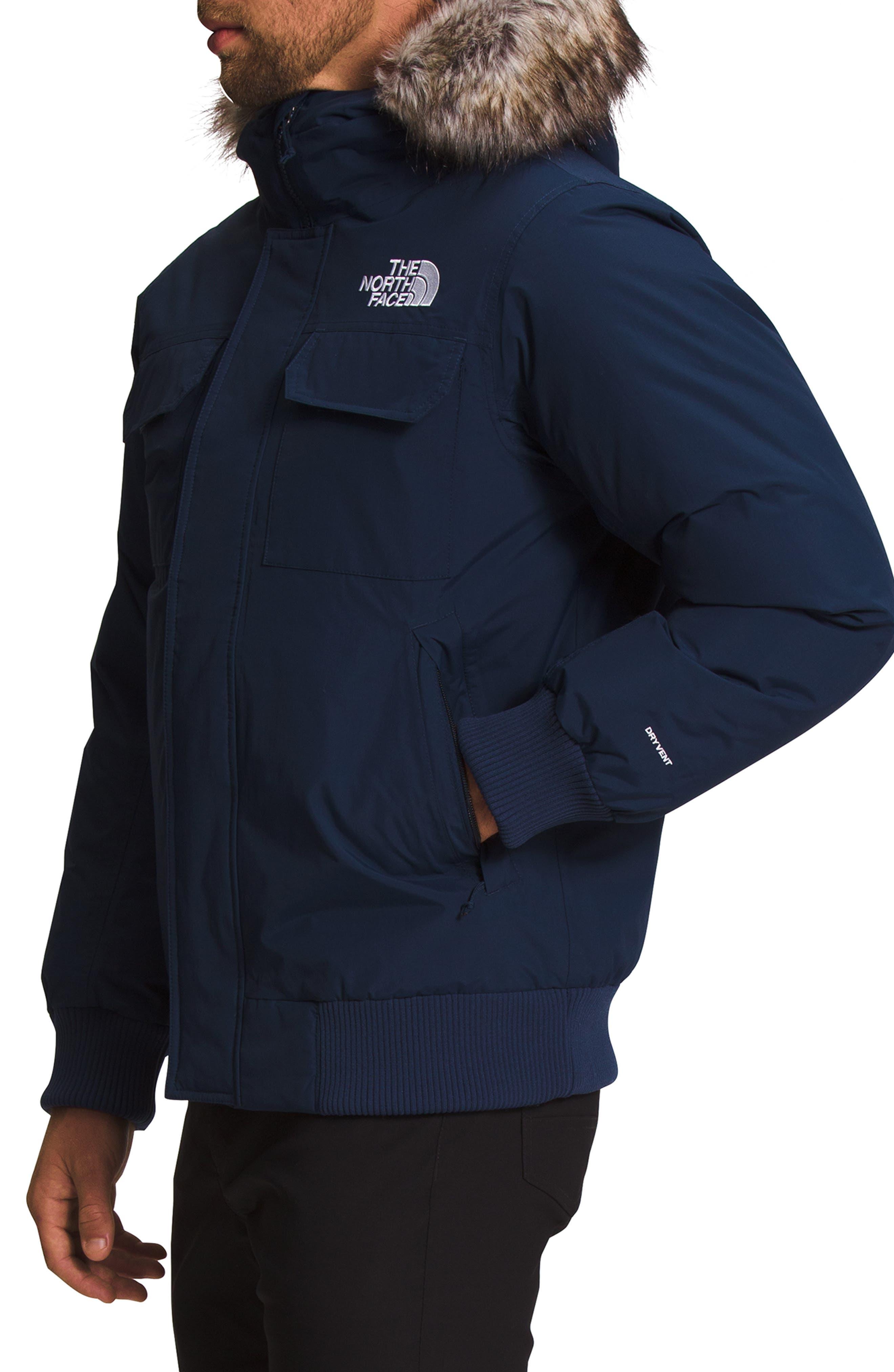 The North Face Mcmurdo Water Repellent 600 Fill Power Down Jacket With  Removable Faux Fur Trim in Blue for Men | Lyst