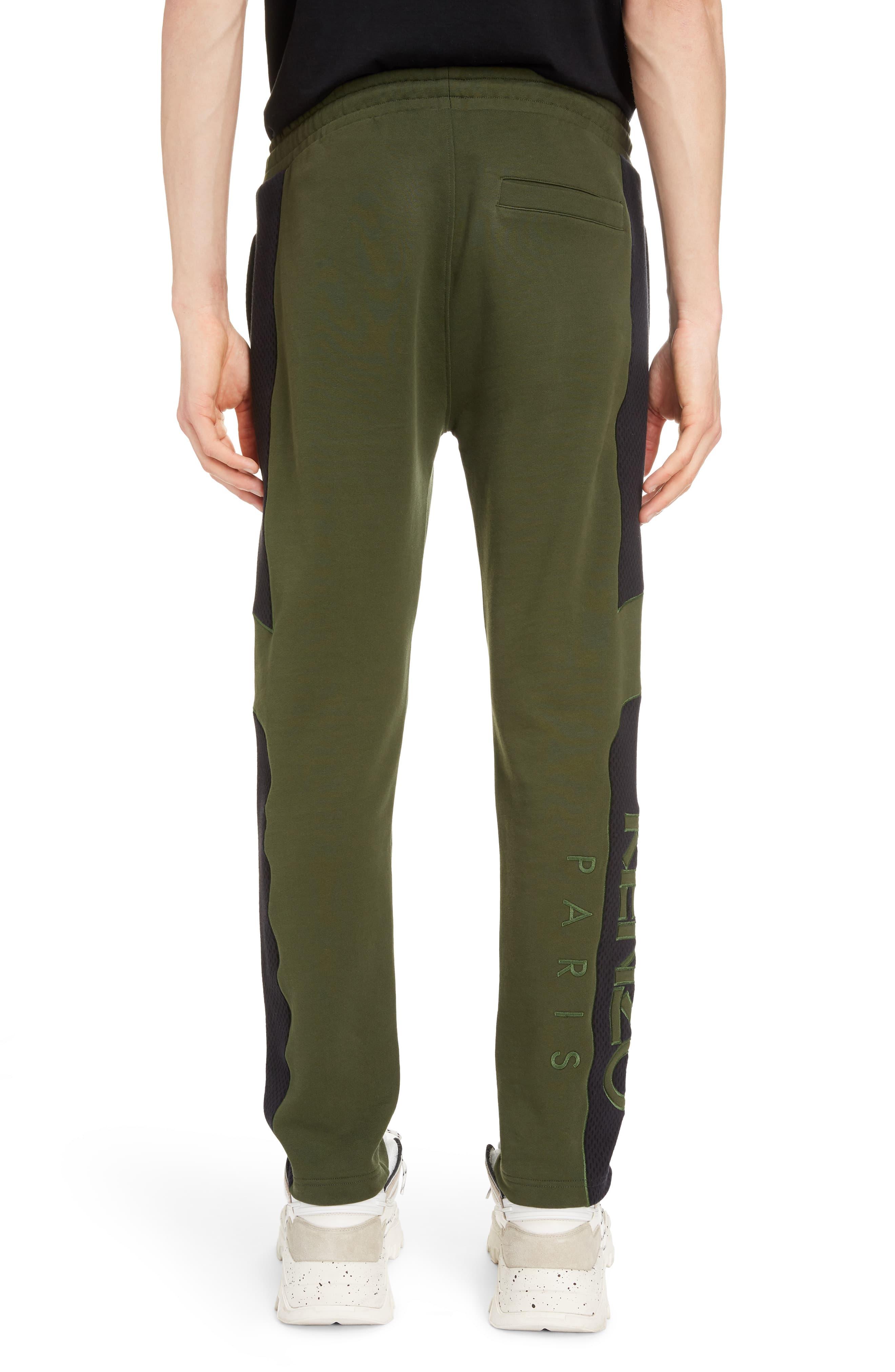 mesh track pants men's