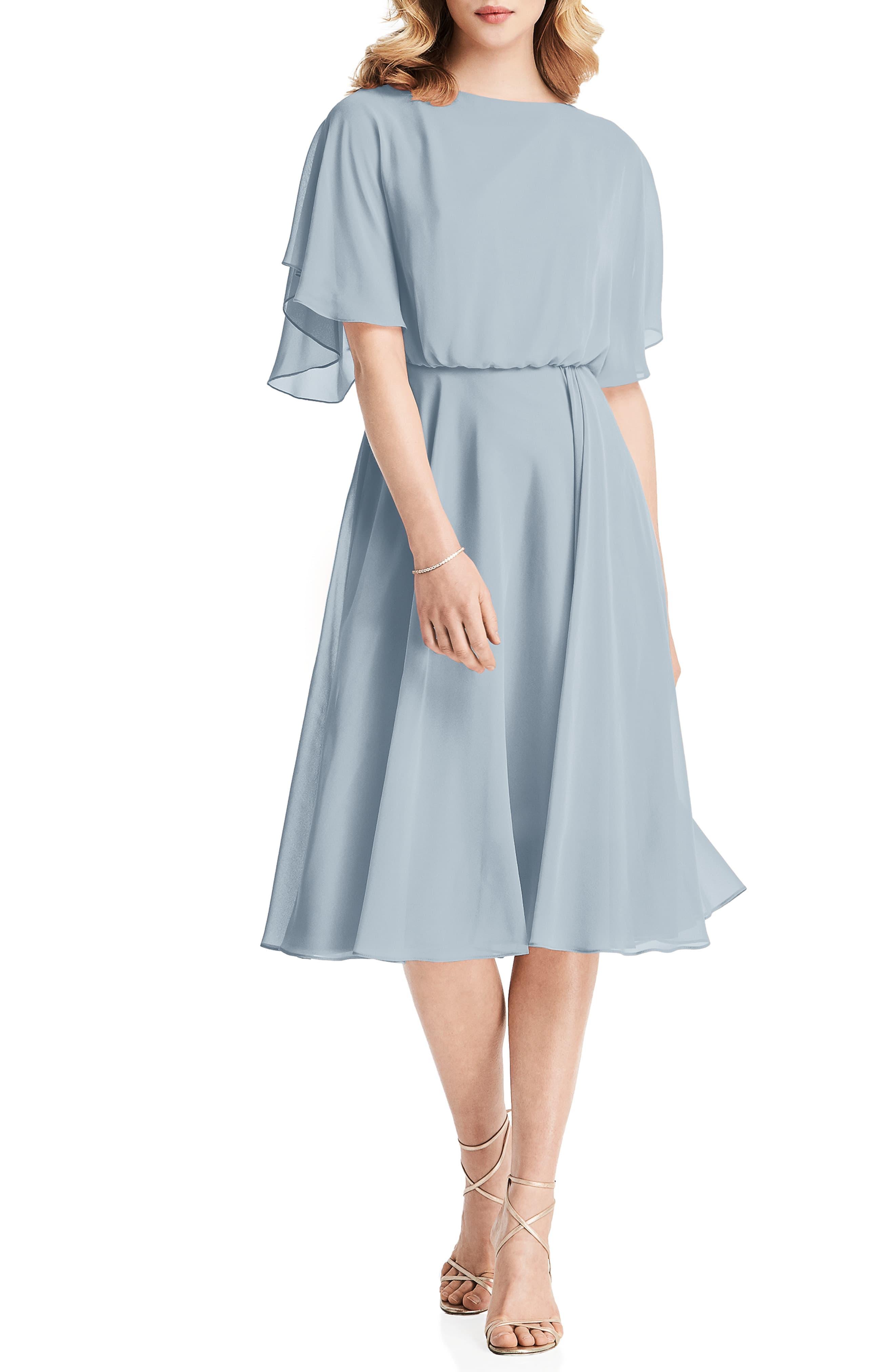 flutter sleeve chiffon