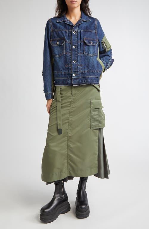 スカート SACAI - GREEN NYLON skirt sacai] Nylon Twill Skirt – MaW SAPPORO