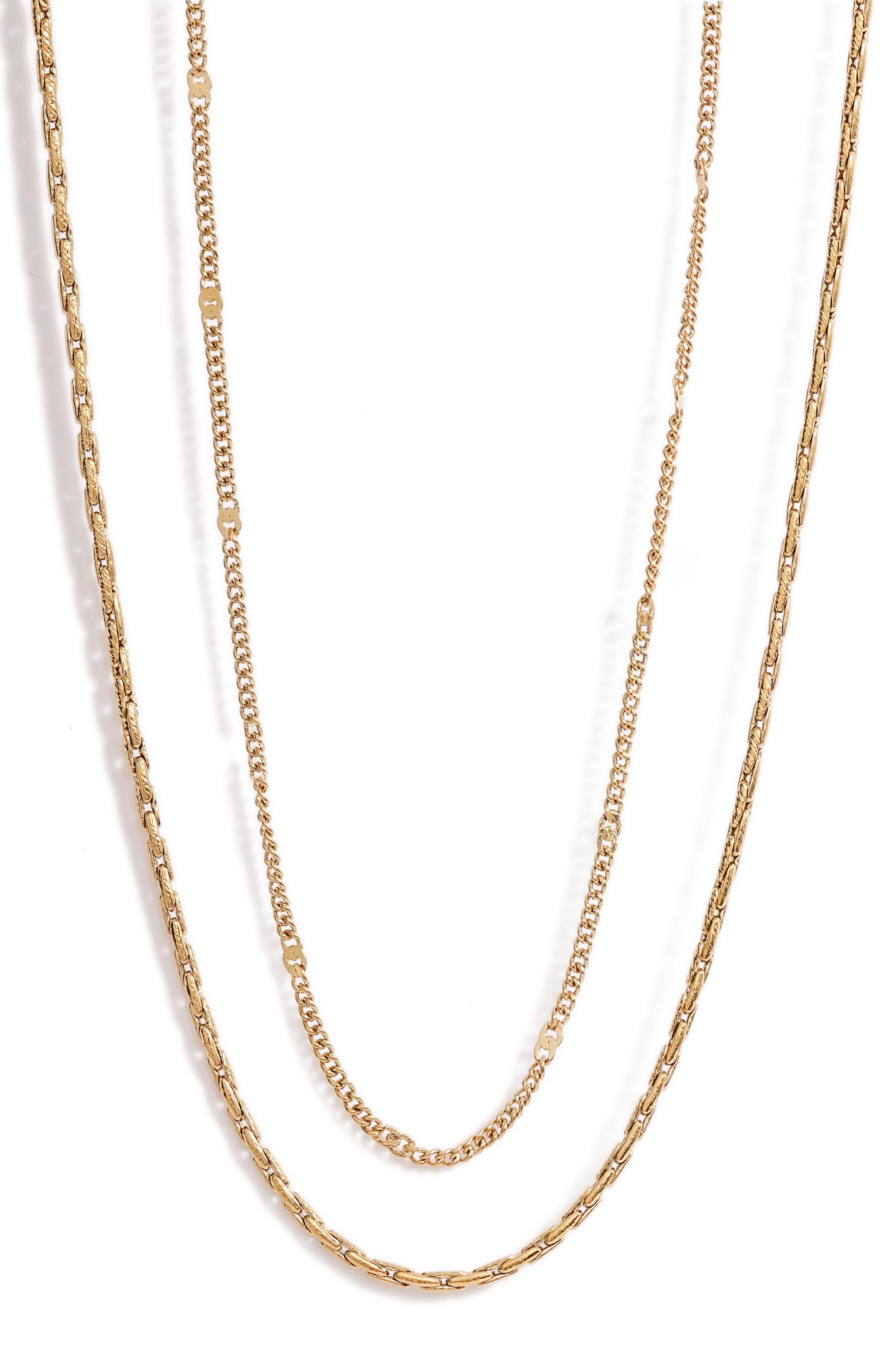 Download Jenny Bird Surfside Layered Chain Necklace in Gold ...