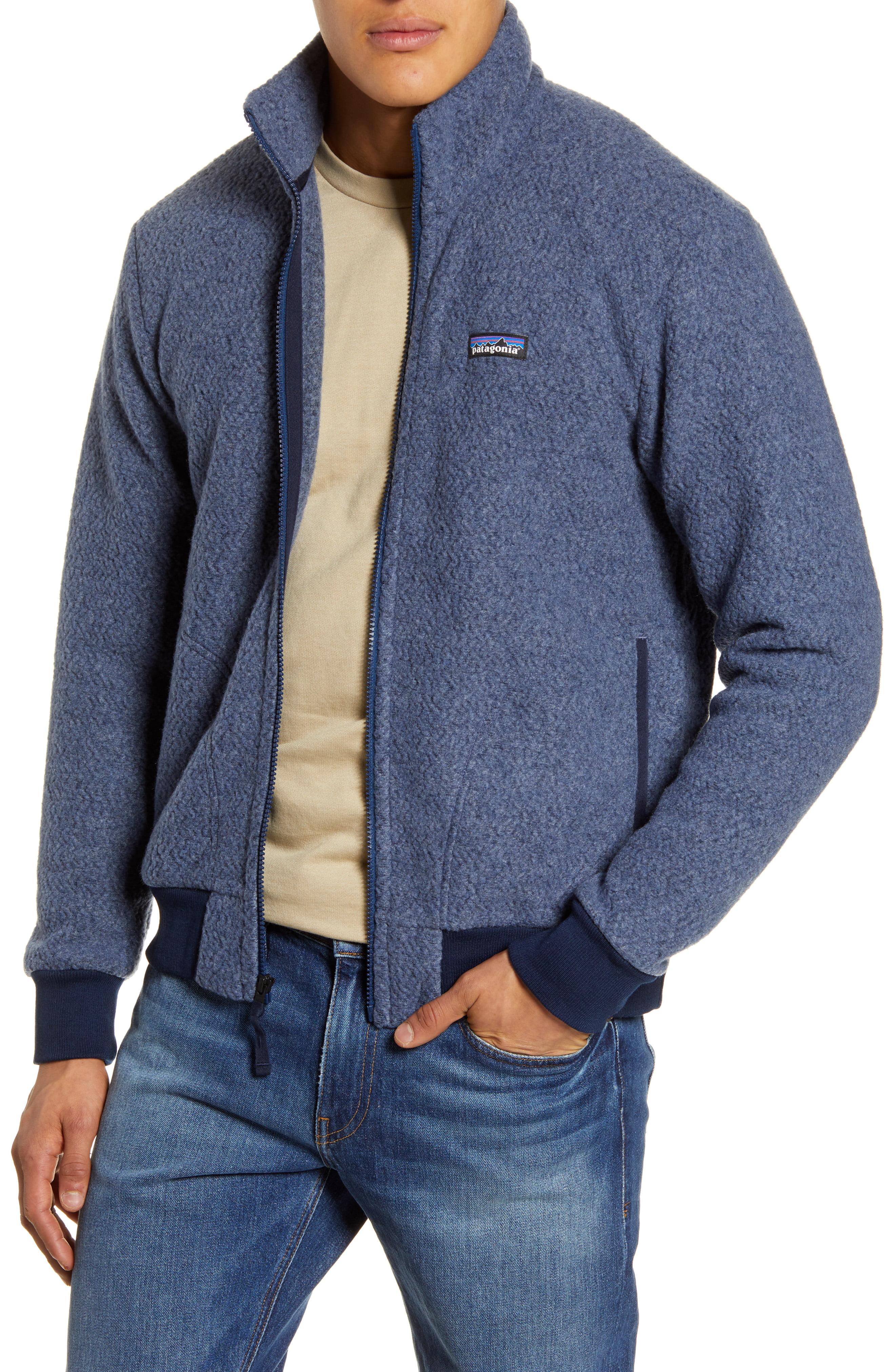 Patagonia Woolyester Fleece Jacket in Stone Blue (Gray) for Men Lyst