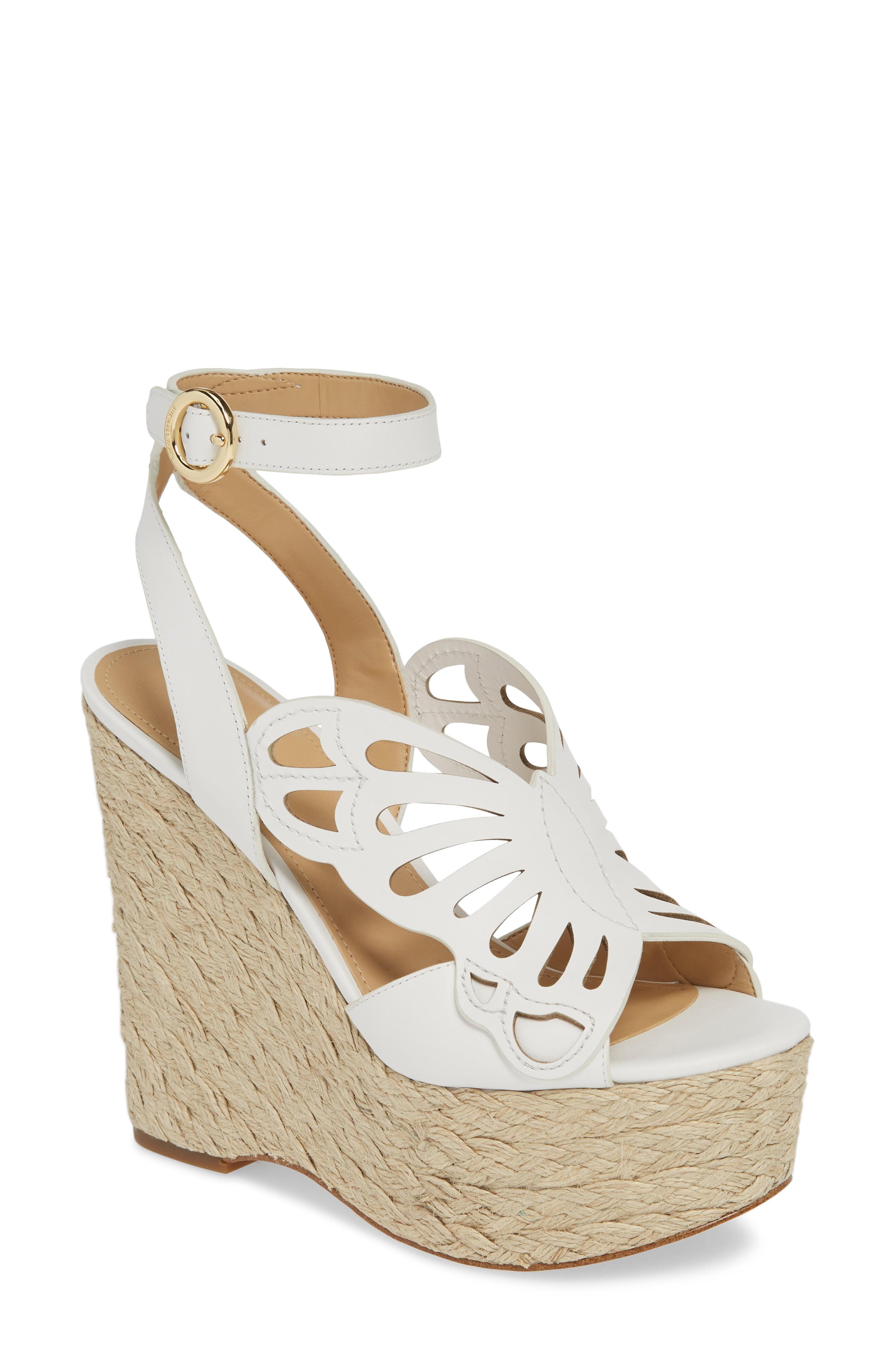 michael kors butterfly wedges