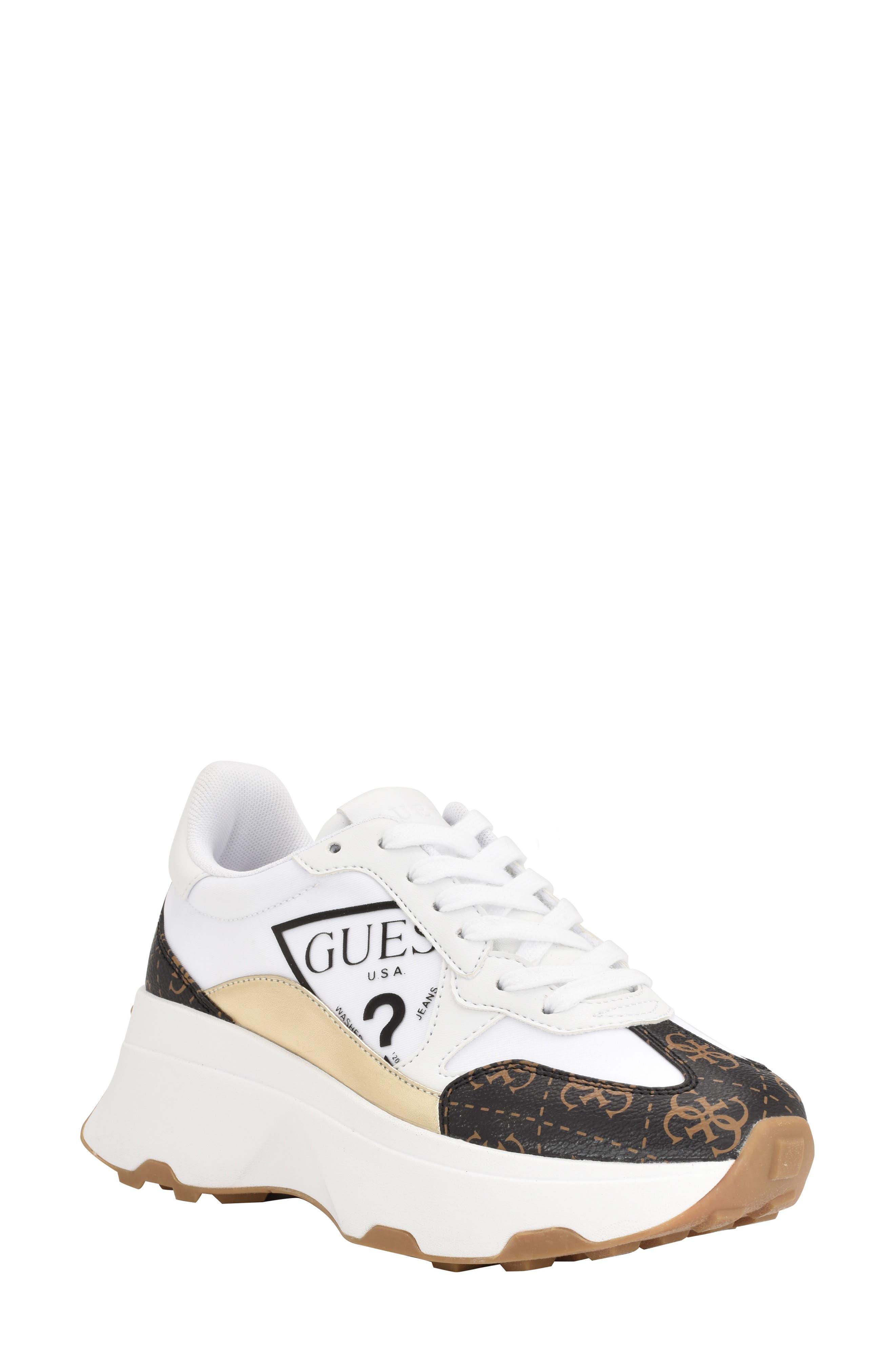 Guess Calebb 3 Sneaker in White | Lyst