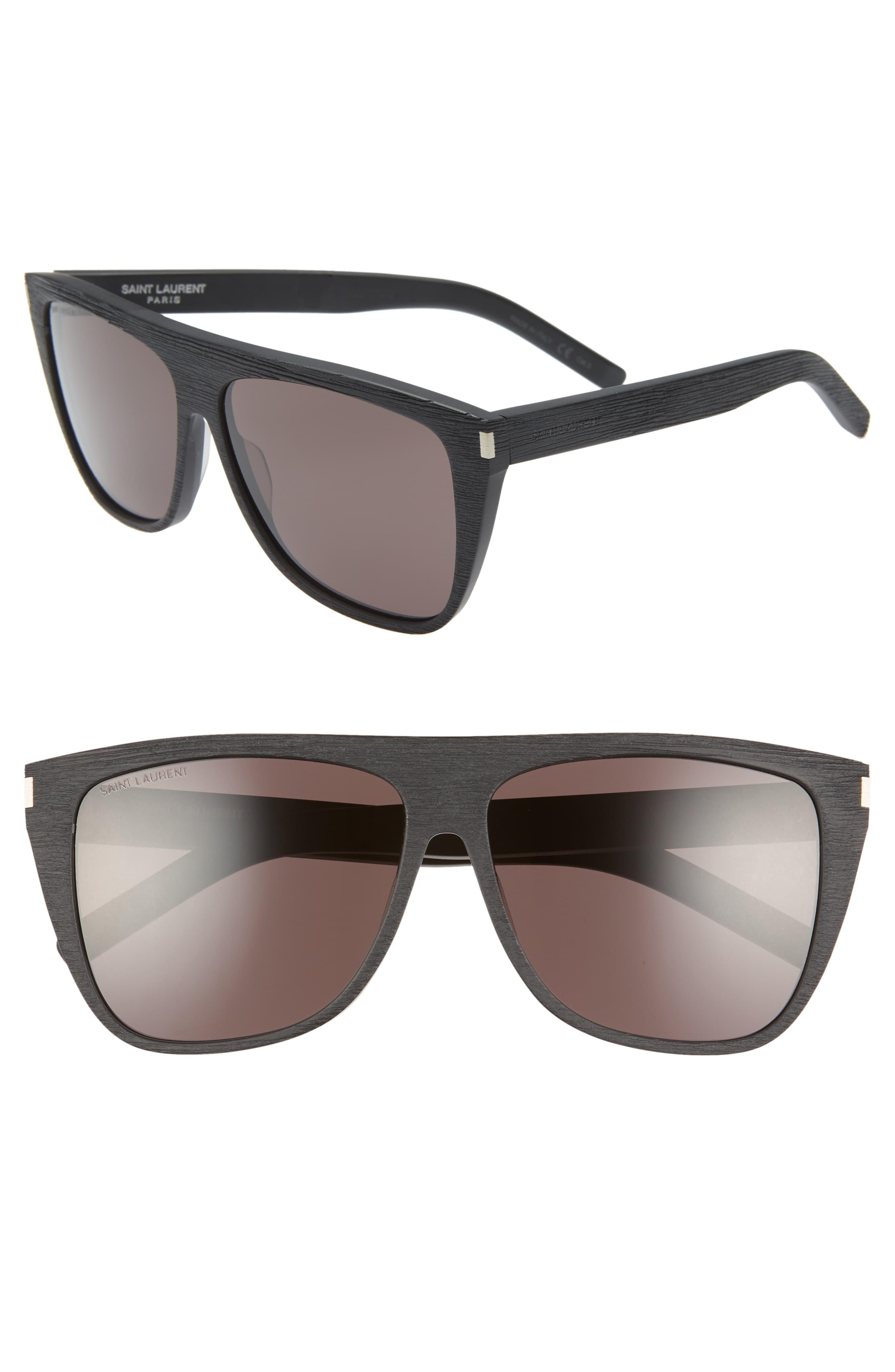 Saint Laurent 59mm Sunglasses in Black for Men - Lyst