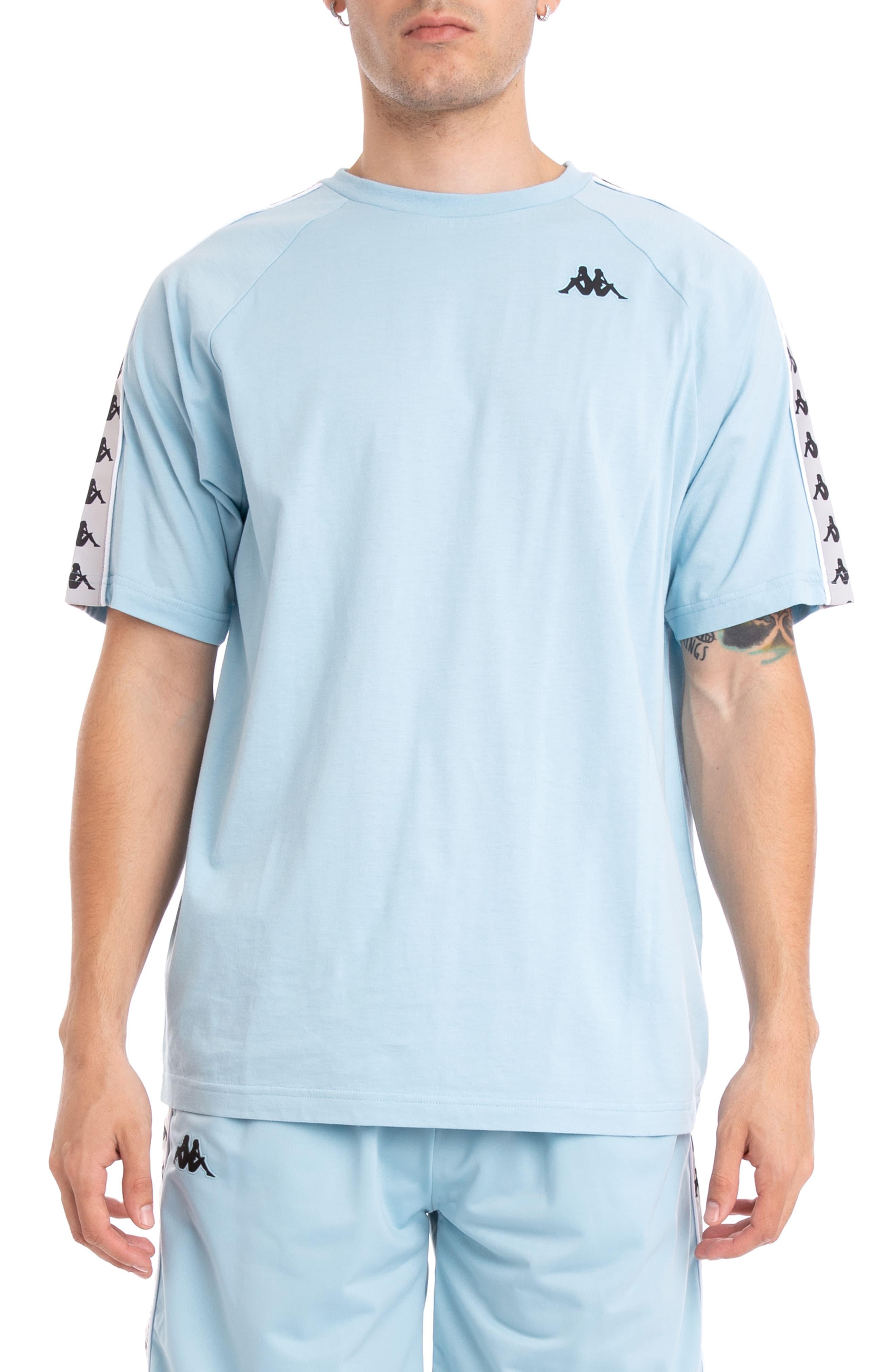 blue kappa shirt