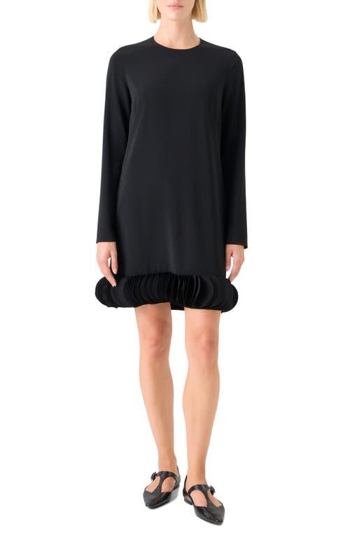 faux leather black dress Black Vegan Leather Mini Dress