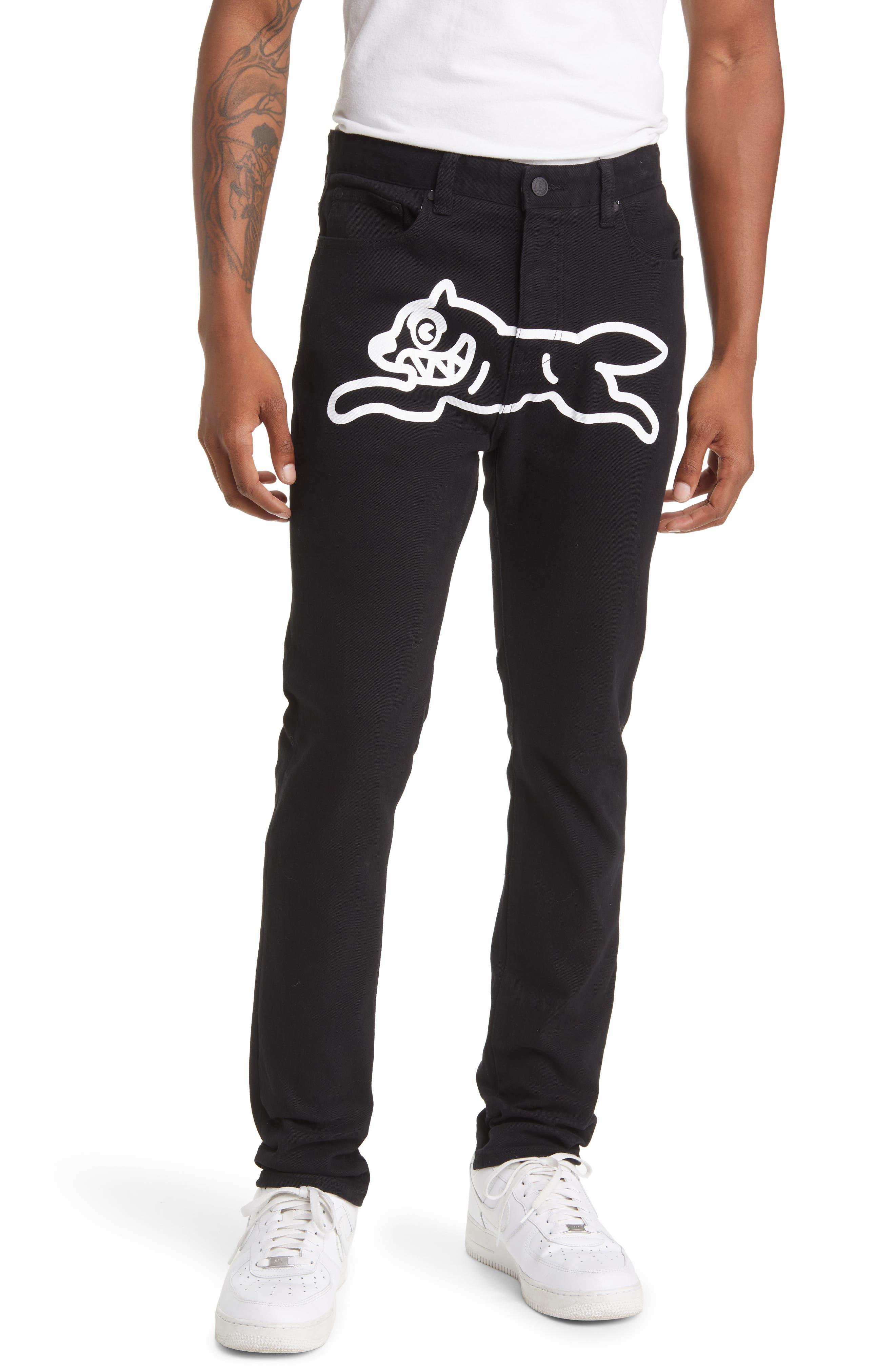 ICECREAM Raygun Running Dog Jeans in Black for Men Lyst