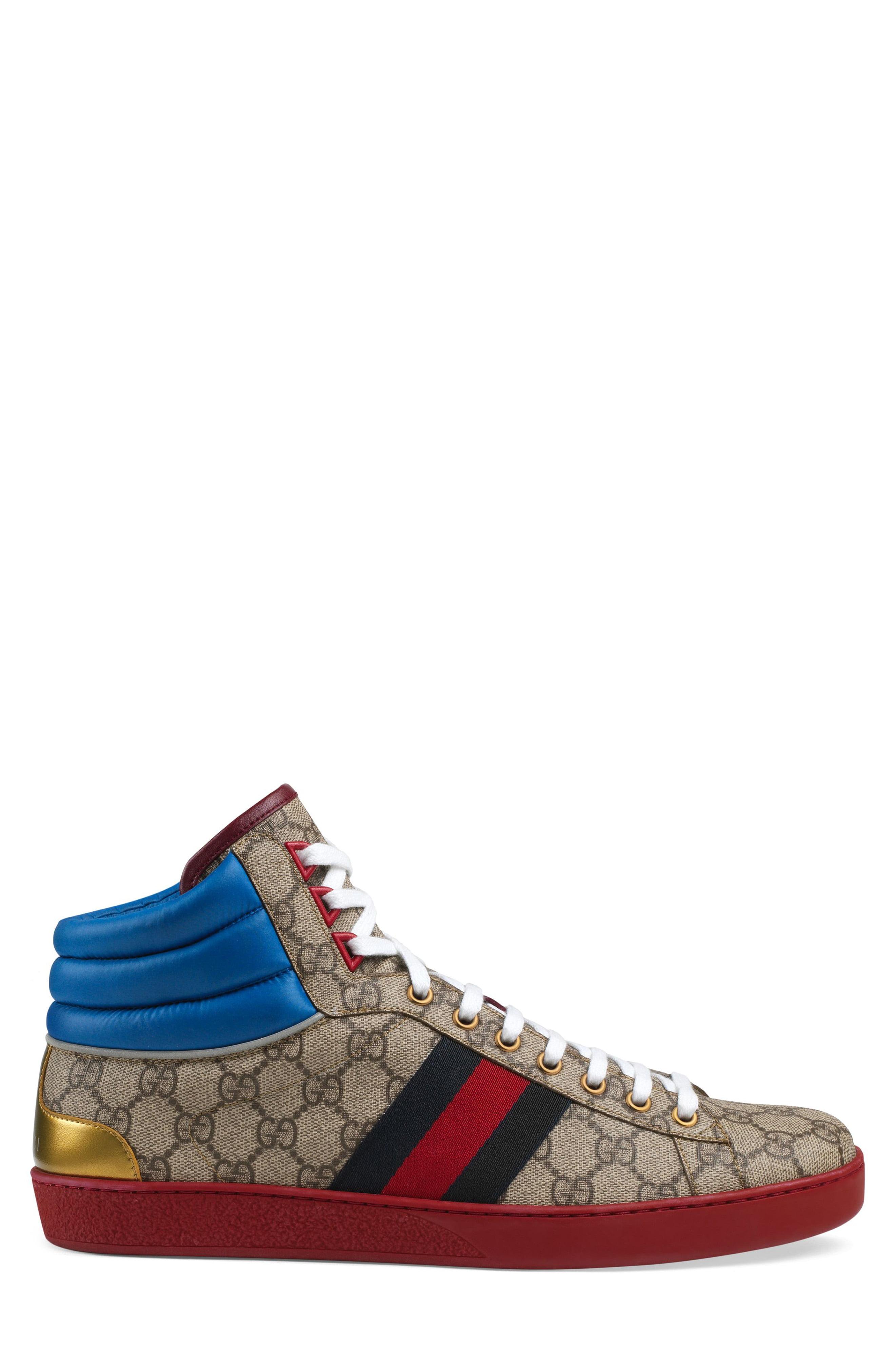gucci ace gg high top