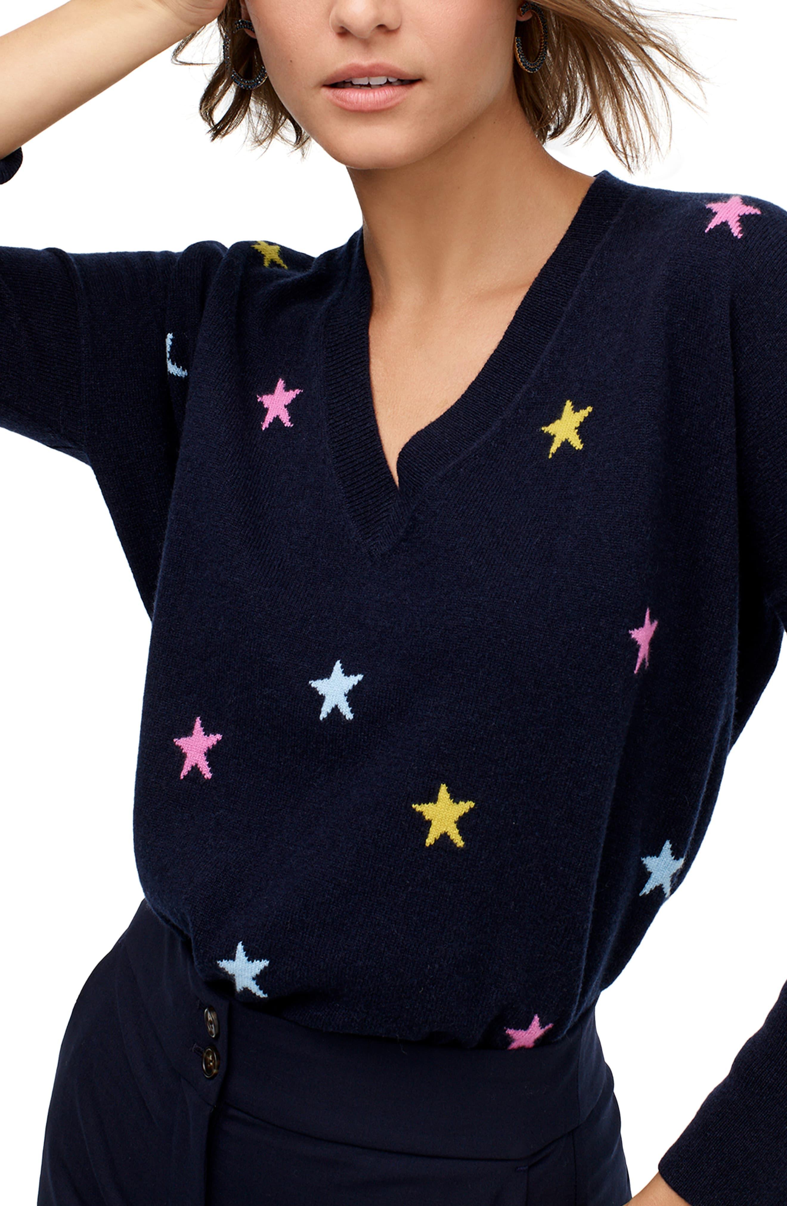 j crew v neck sweater