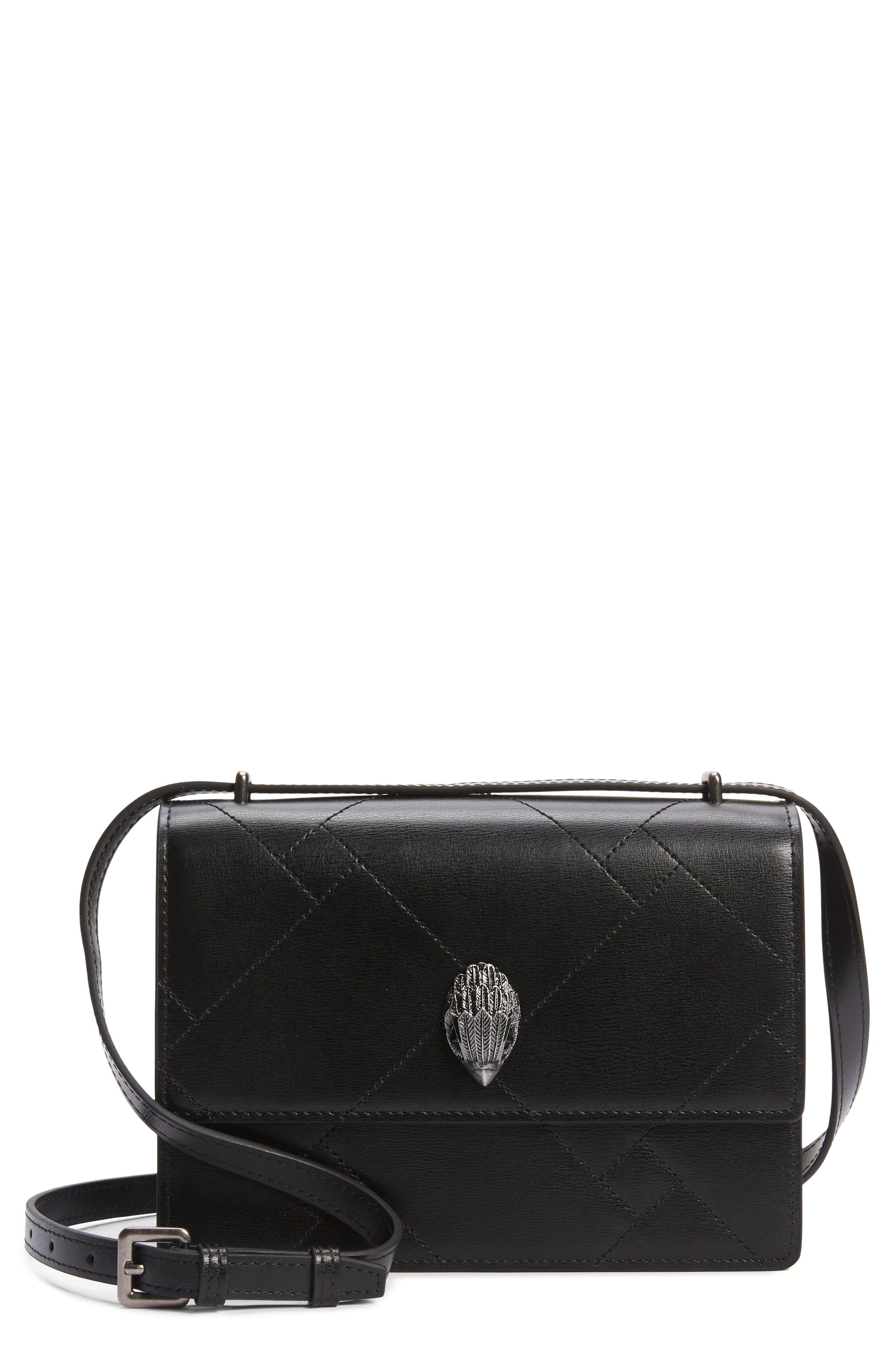 Kurt Geiger Shoreditch Leather Crossbody Bag in Black Lyst
