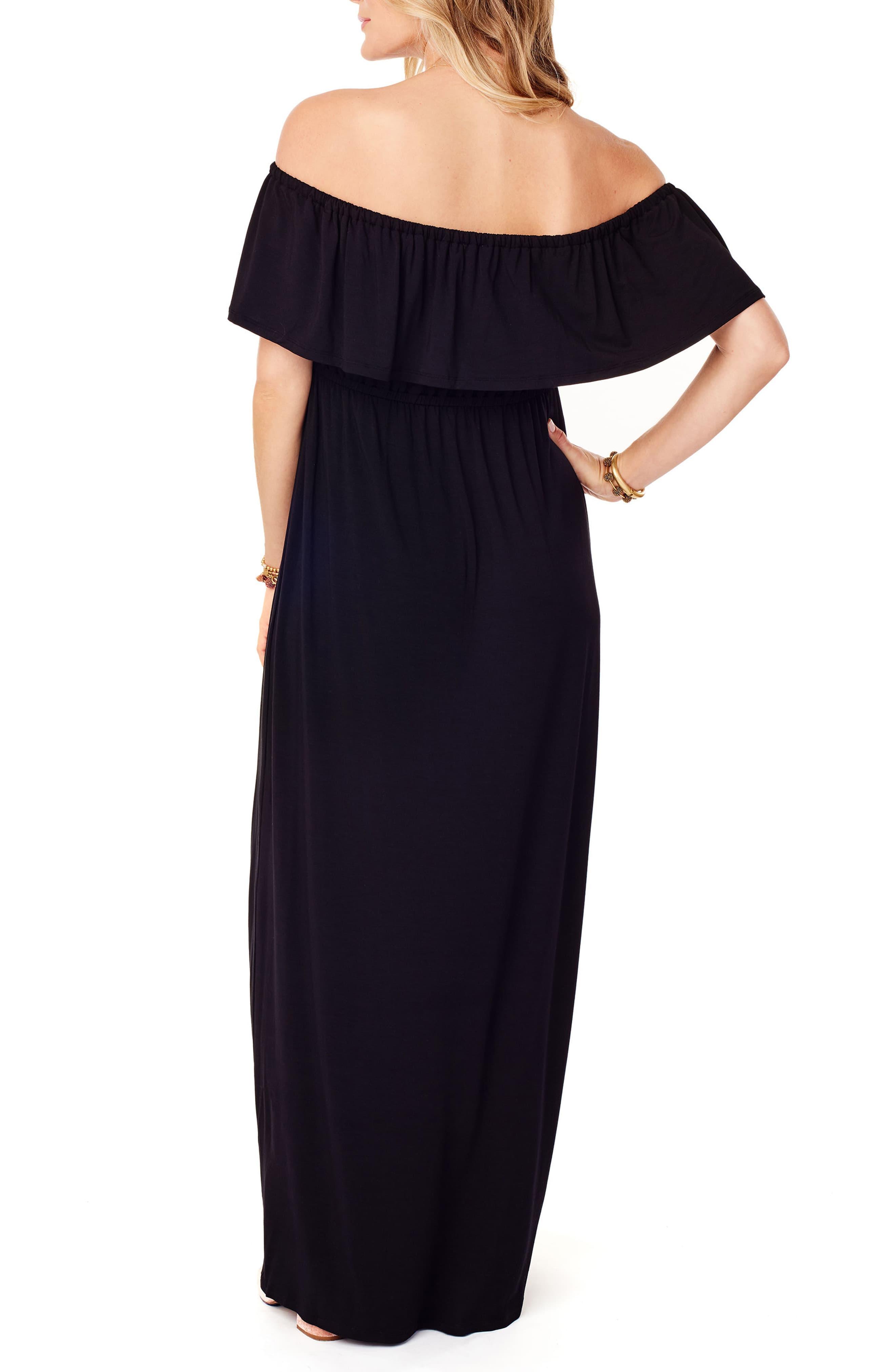 ingrid and isabel off the shoulder maxi dress